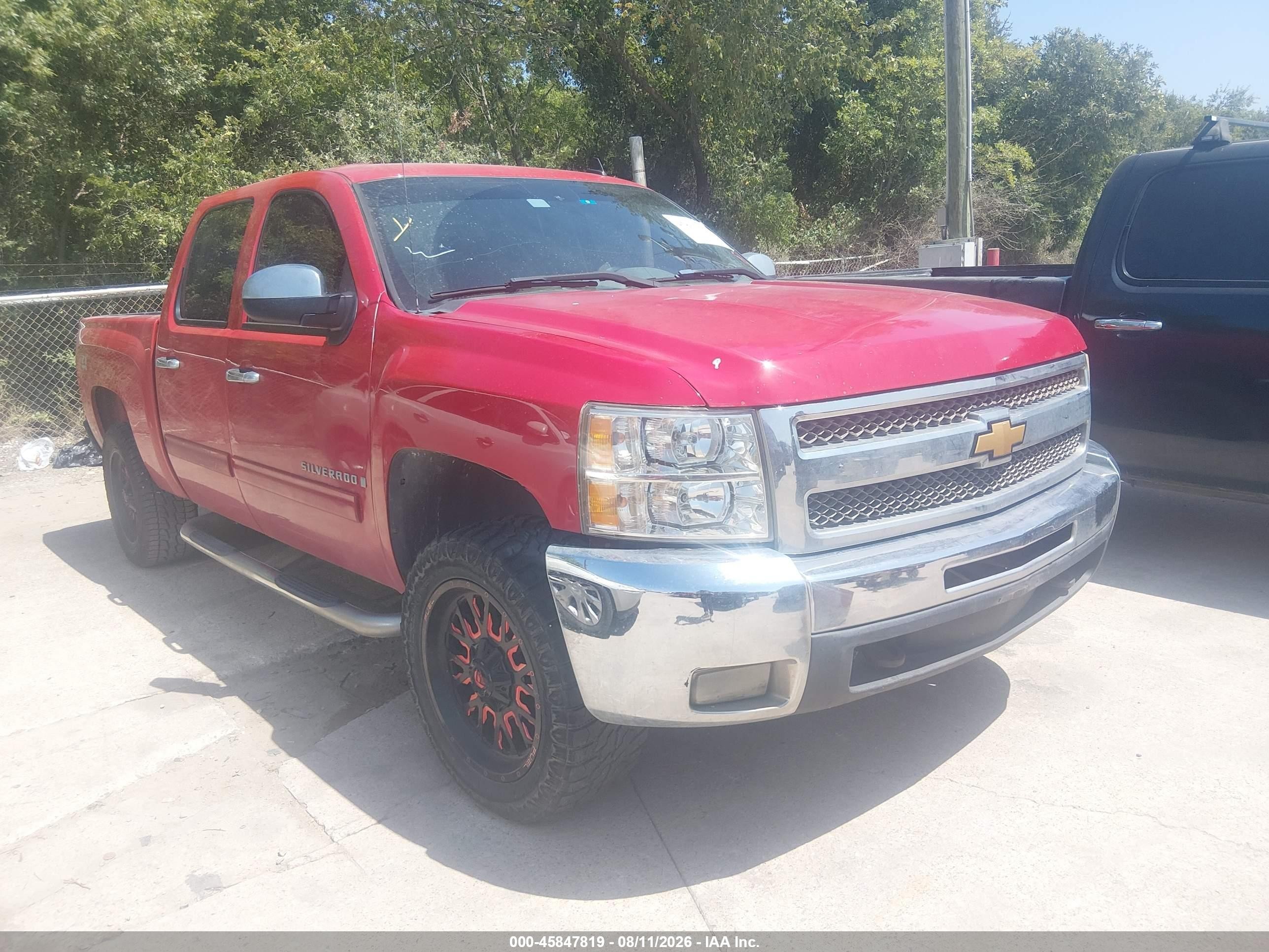 2009 Chevrolet Silverado 1500 Lt Red vin: 3GCEK23329G250723