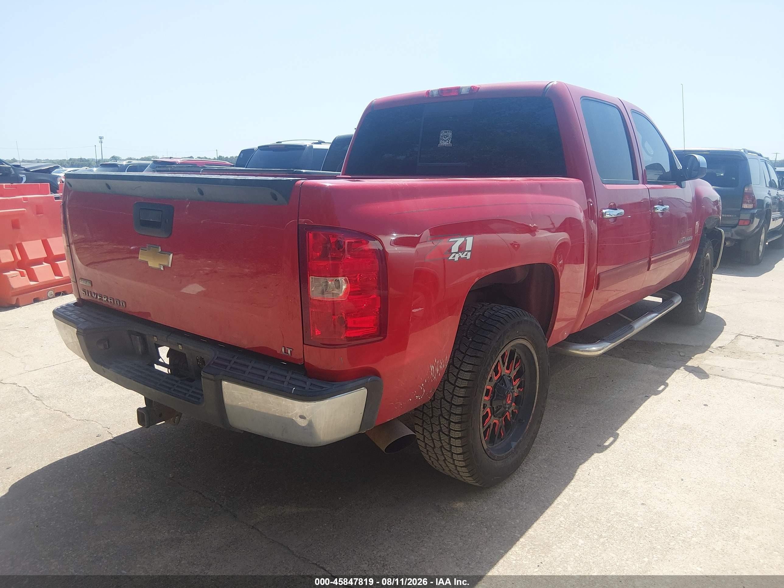 2009 Chevrolet Silverado 1500 Lt Red vin: 3GCEK23329G250723