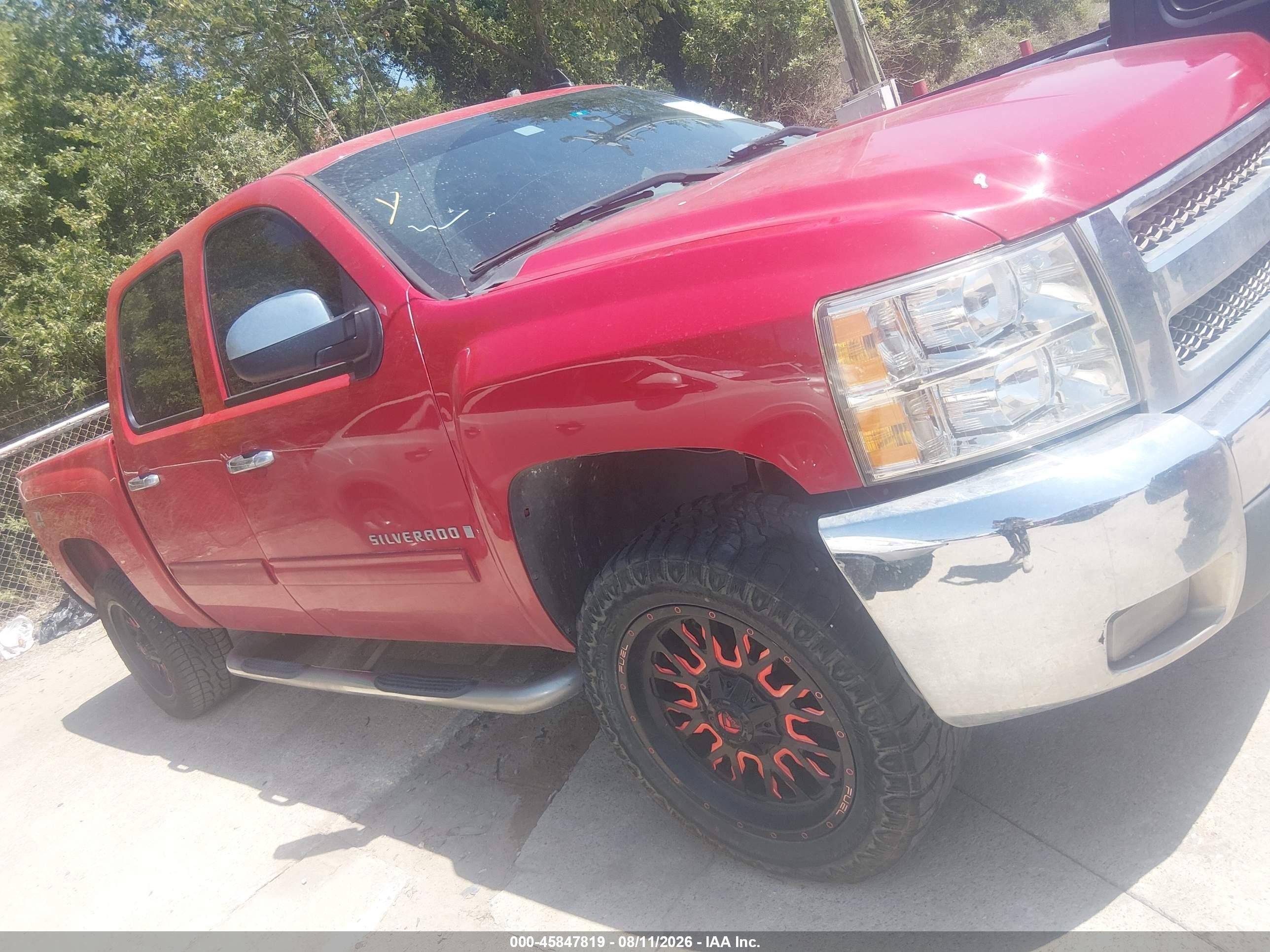 2009 Chevrolet Silverado 1500 Lt Red vin: 3GCEK23329G250723