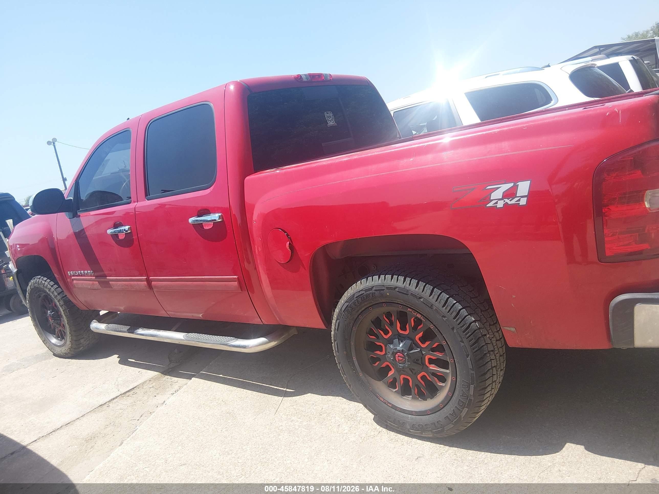 2009 Chevrolet Silverado 1500 Lt Red vin: 3GCEK23329G250723