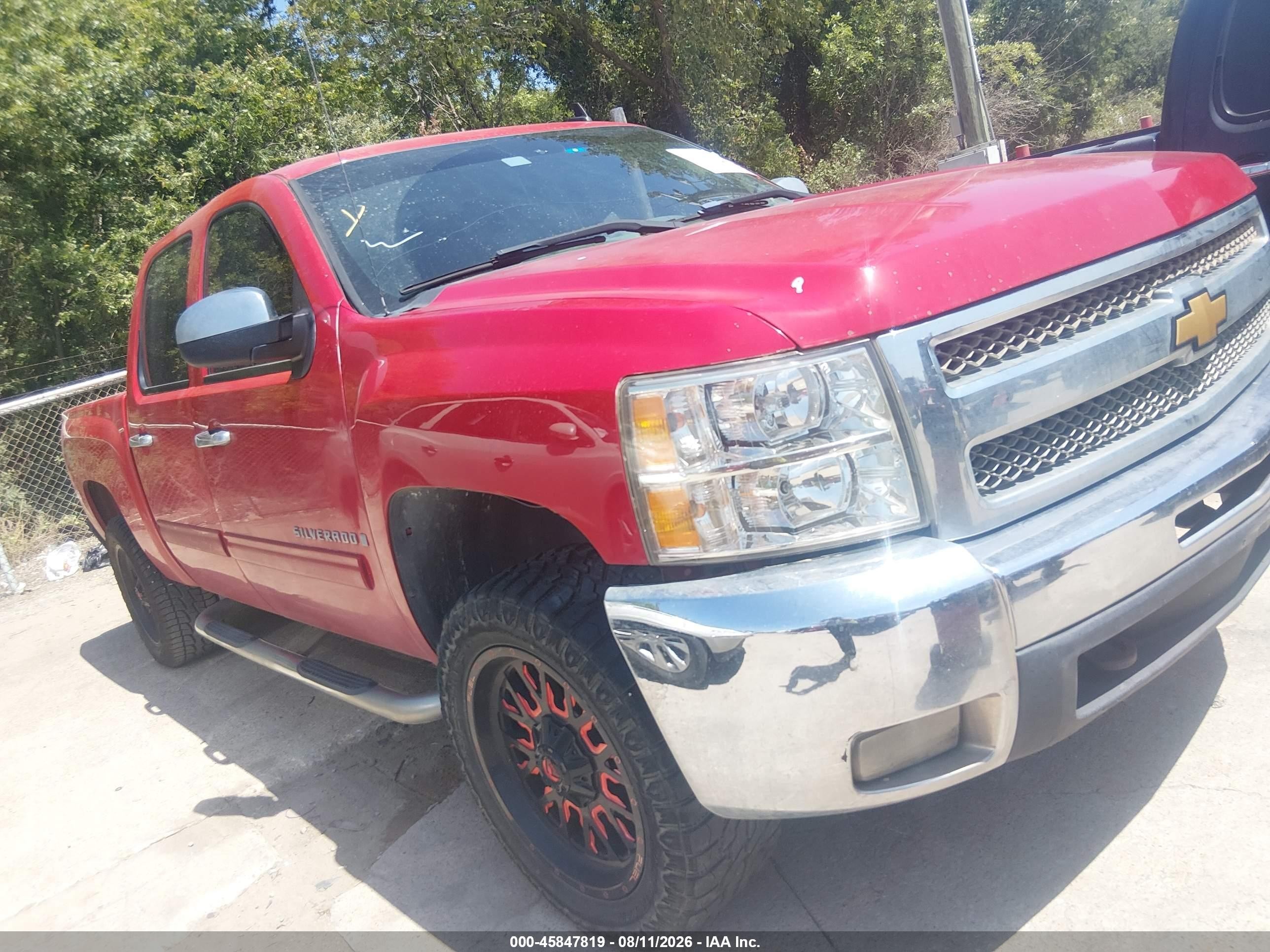 2009 Chevrolet Silverado 1500 Lt Red vin: 3GCEK23329G250723
