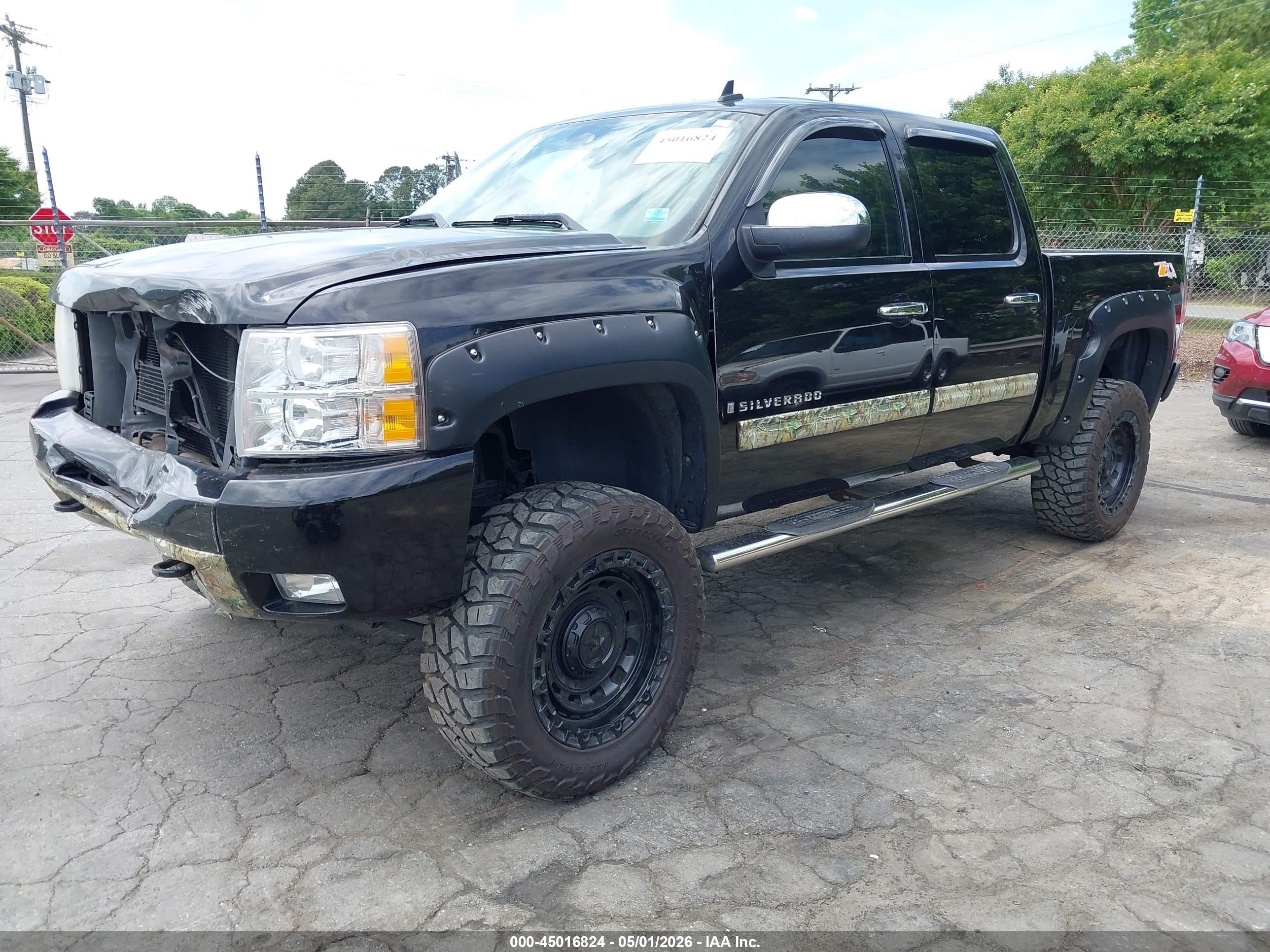 2009 Chevrolet Silverado 1500 Lt Black vin: 3GCEK23339G130929