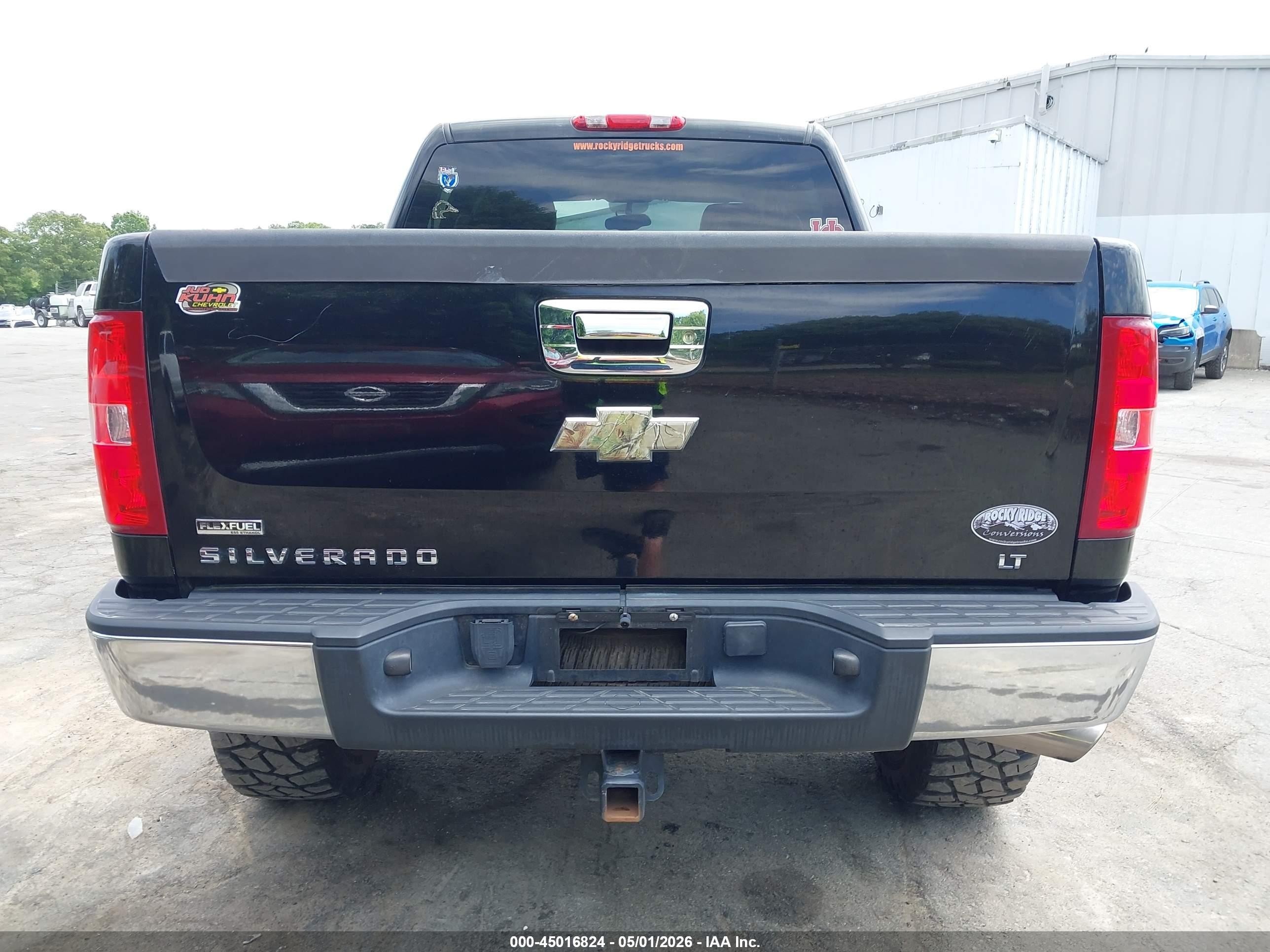 2009 Chevrolet Silverado 1500 Lt Black vin: 3GCEK23339G130929