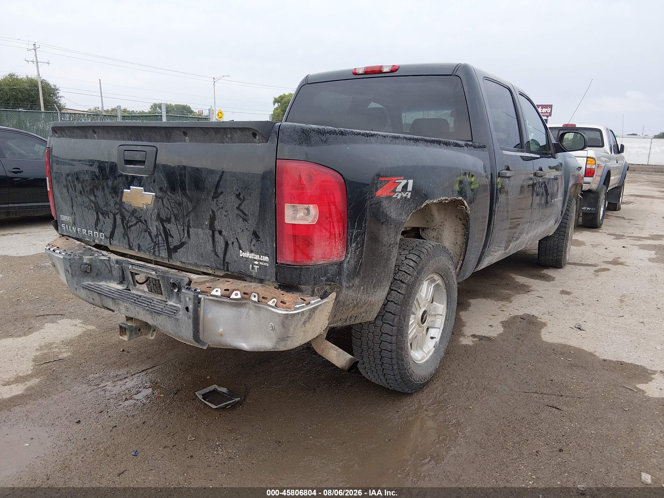 2009 Chevrolet Silverado 1500 Lt Black vin: 3GCEK23339G149691