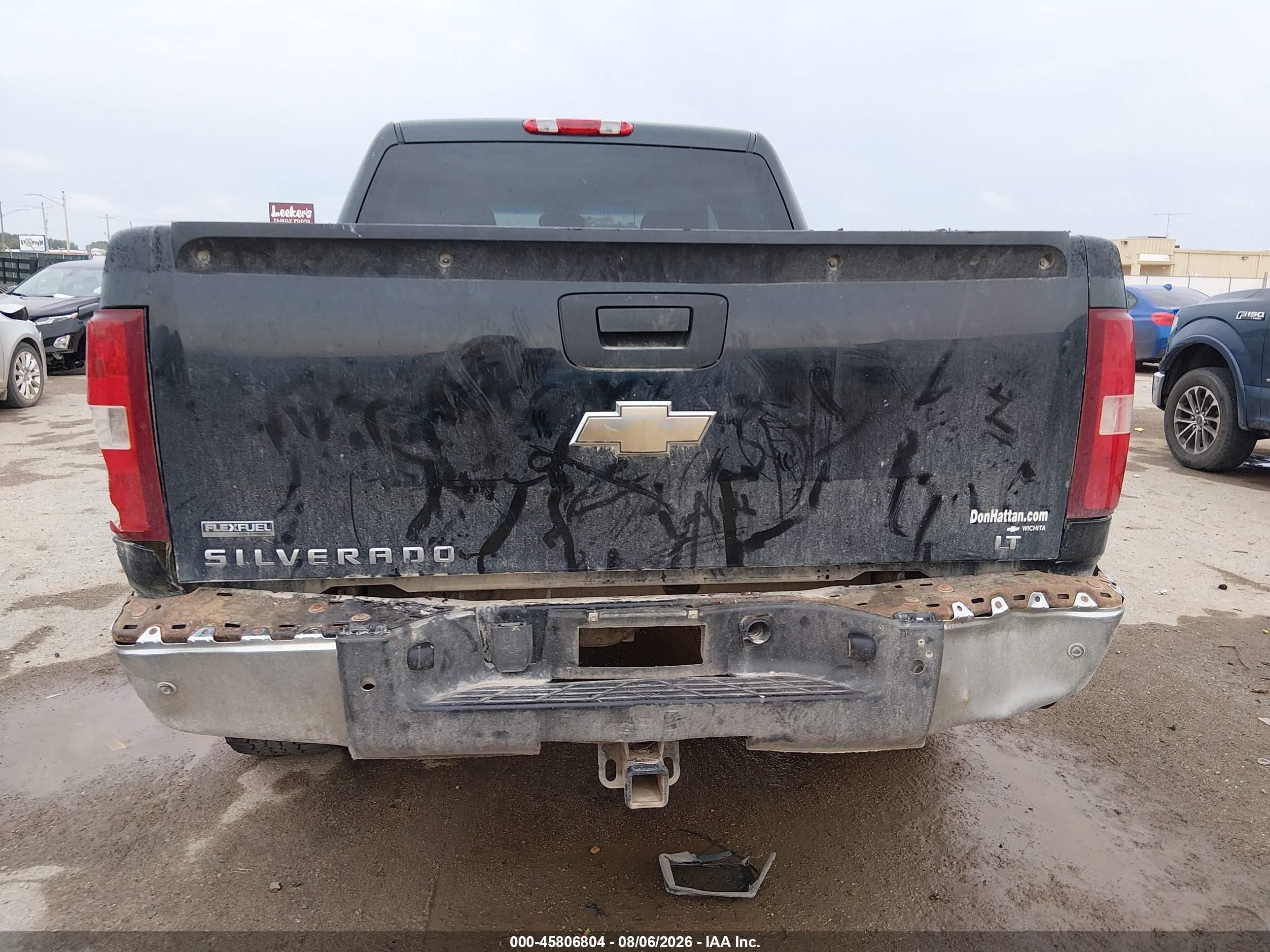 2009 Chevrolet Silverado 1500 Lt Black vin: 3GCEK23339G149691