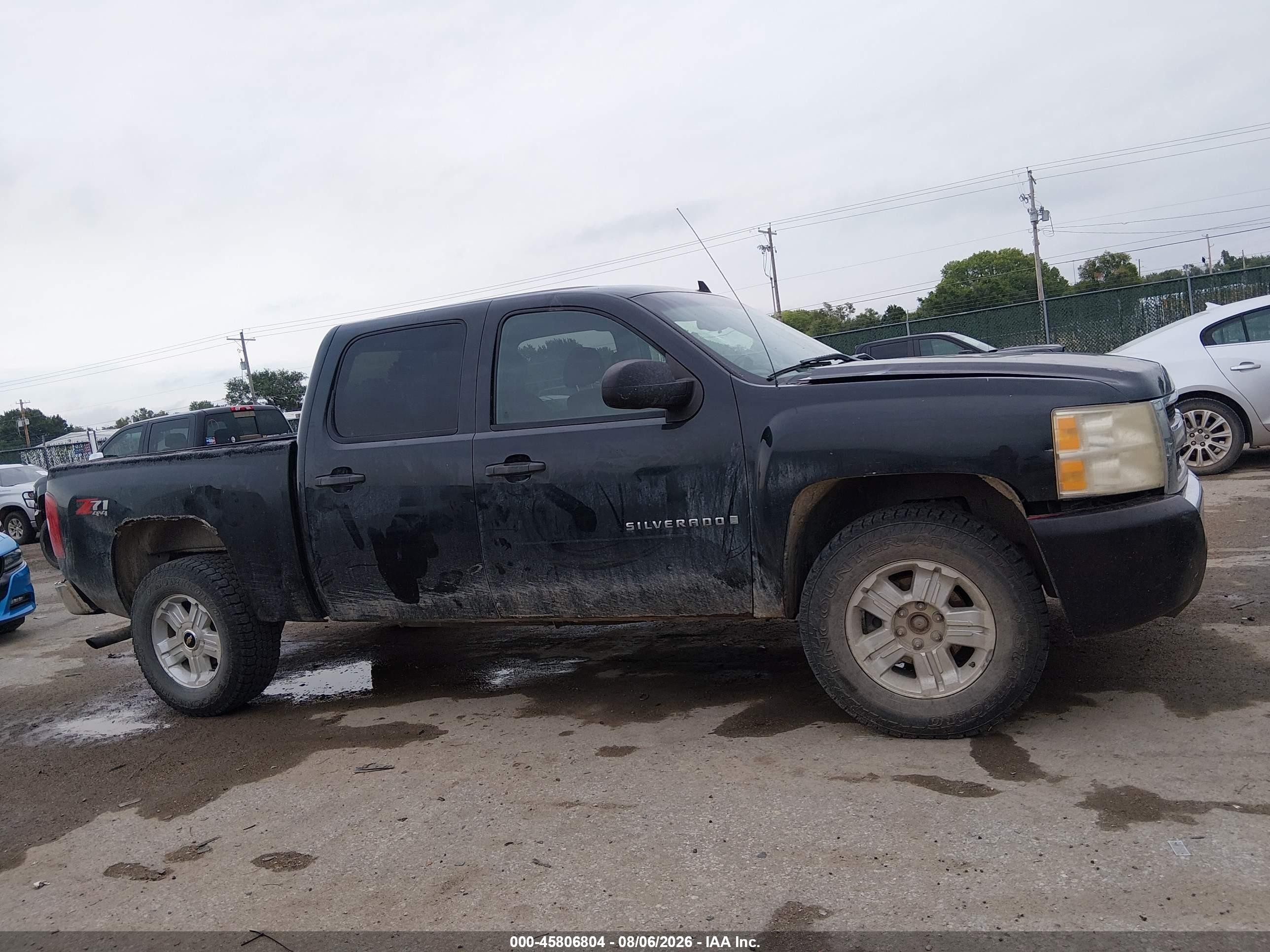 2009 Chevrolet Silverado 1500 Lt Black vin: 3GCEK23339G149691
