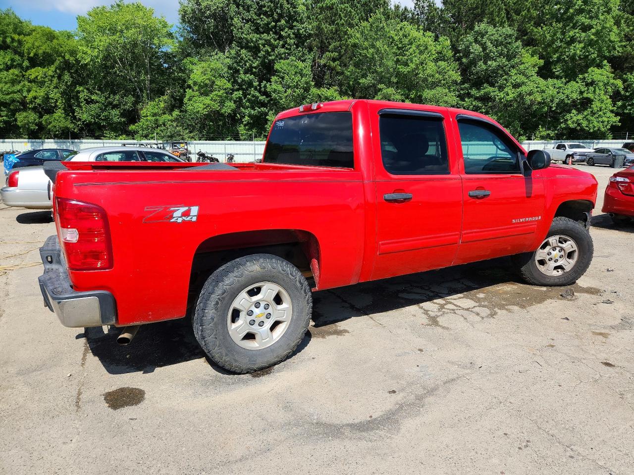2009 Chevrolet Silverado K1500 Lt Red vin: 3GCEK23339G175532