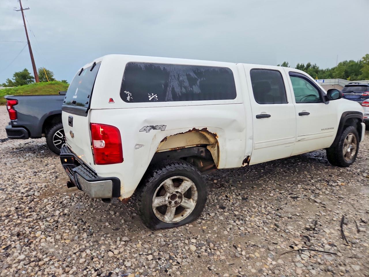 2009 Chevrolet Silverado K1500 Lt White vin: 3GCEK23339G184506