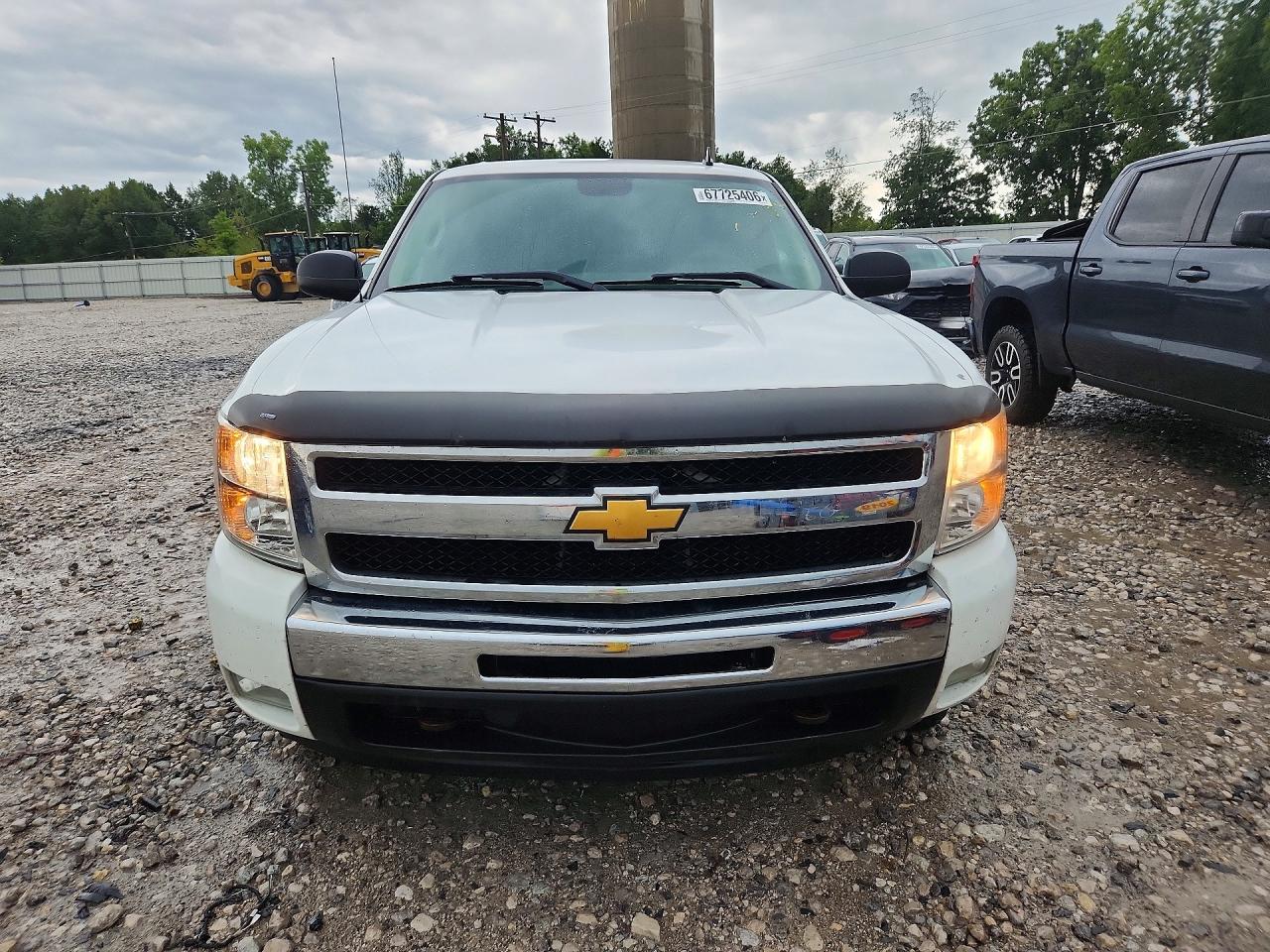 2009 Chevrolet Silverado K1500 Lt White vin: 3GCEK23339G184506