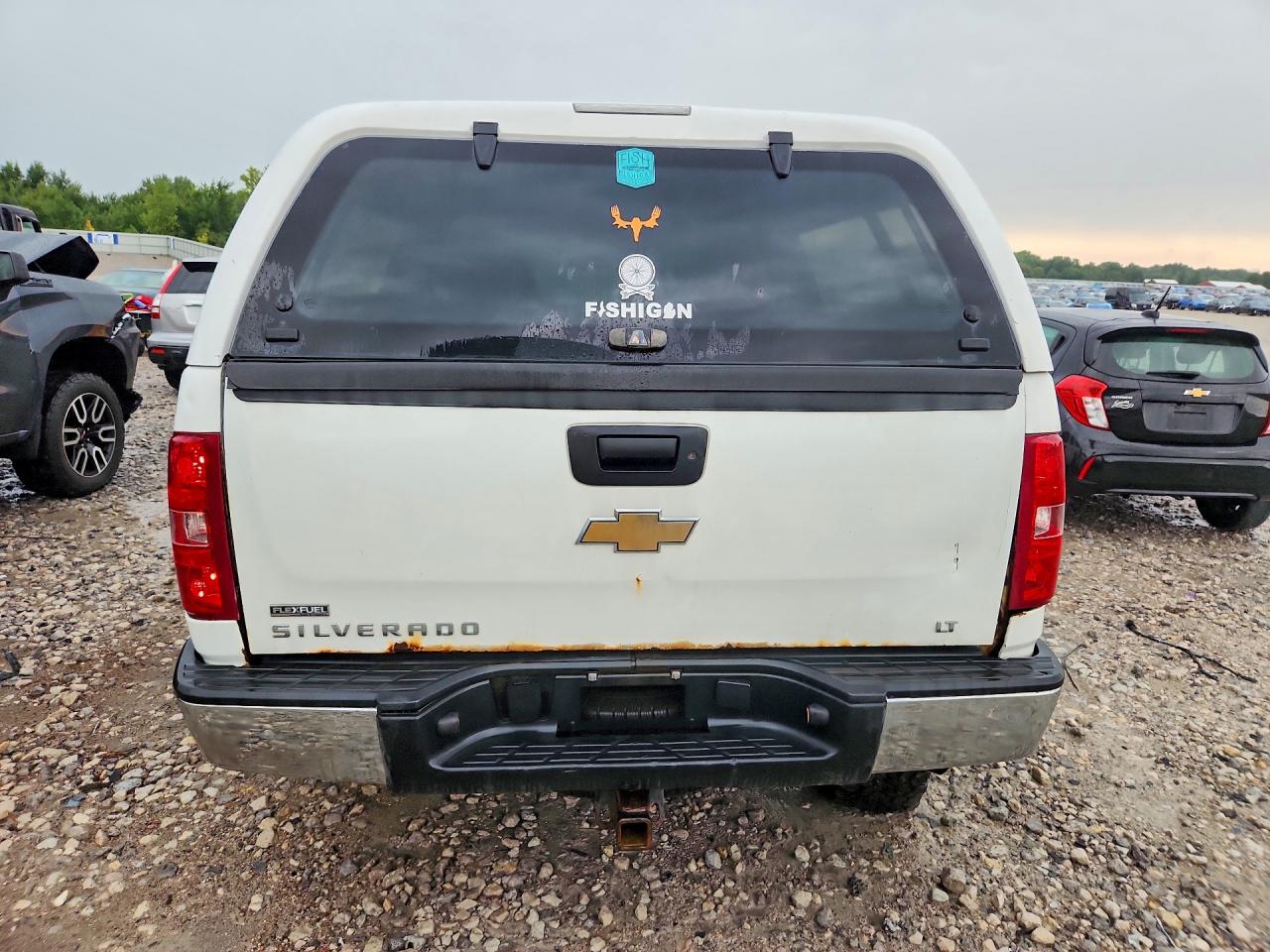 2009 Chevrolet Silverado K1500 Lt White vin: 3GCEK23339G184506