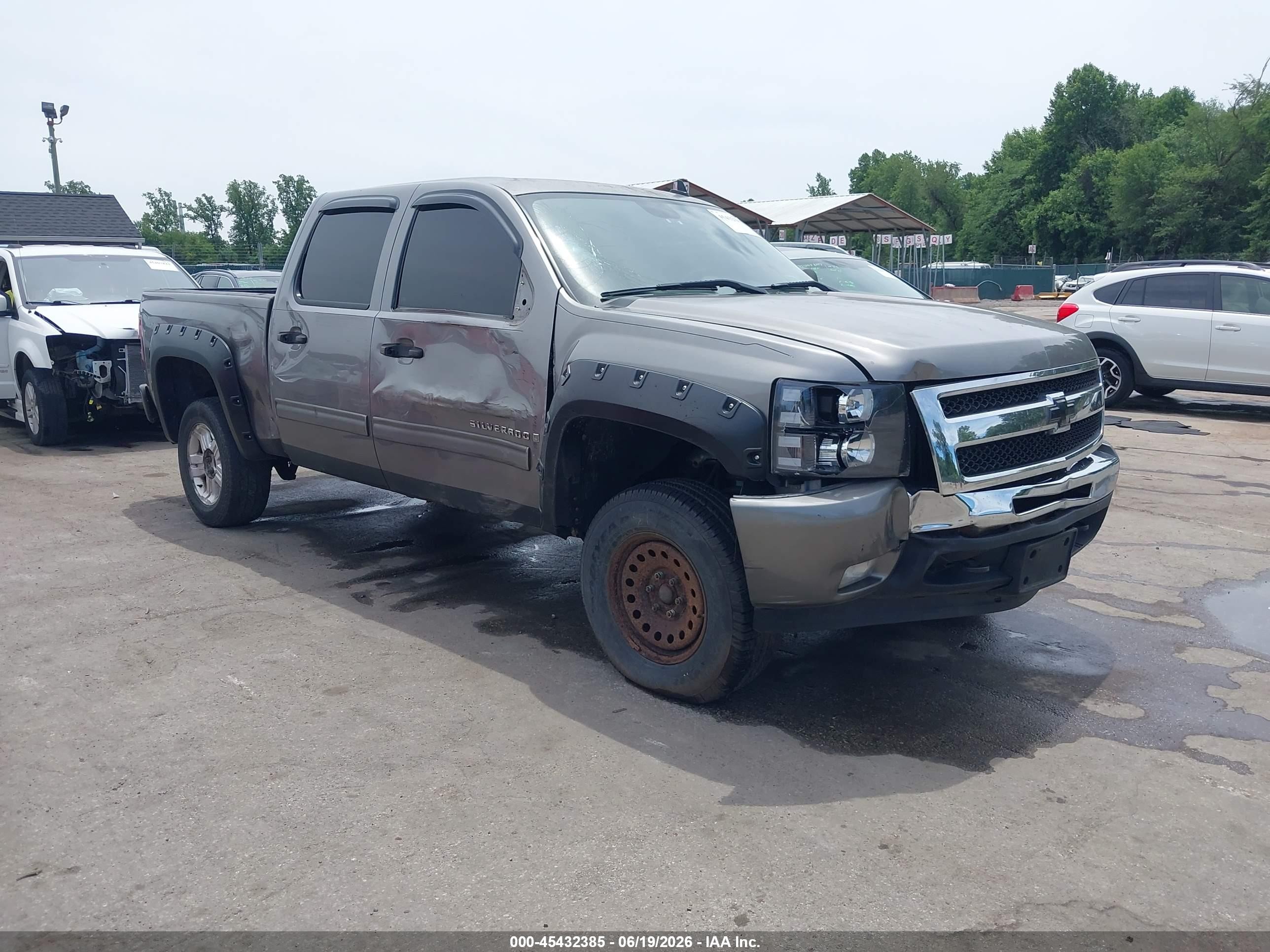 2009 Chevrolet Silverado 1500 Lt Gray vin: 3GCEK23339G241464