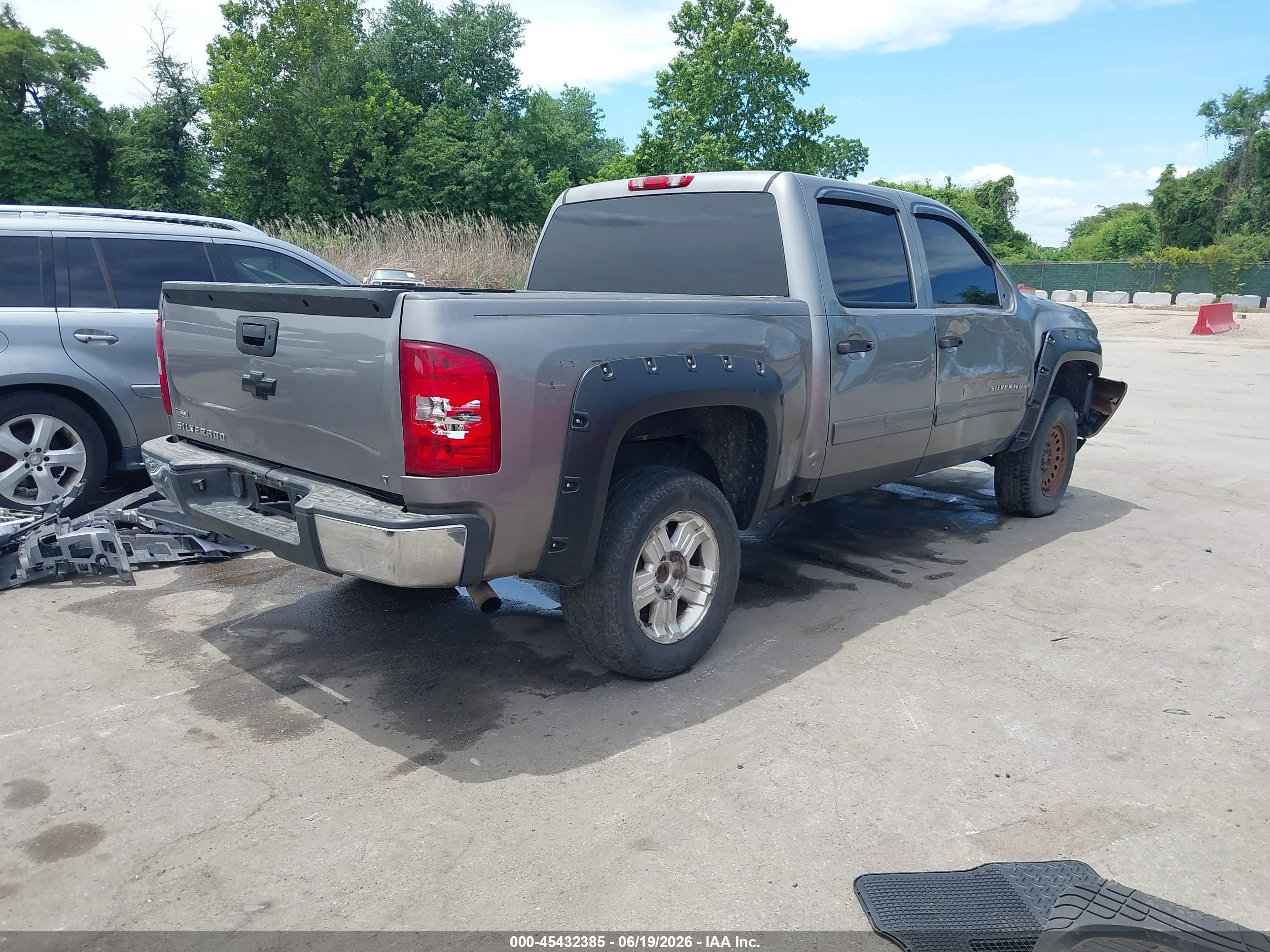 2009 Chevrolet Silverado 1500 Lt Gray vin: 3GCEK23339G241464