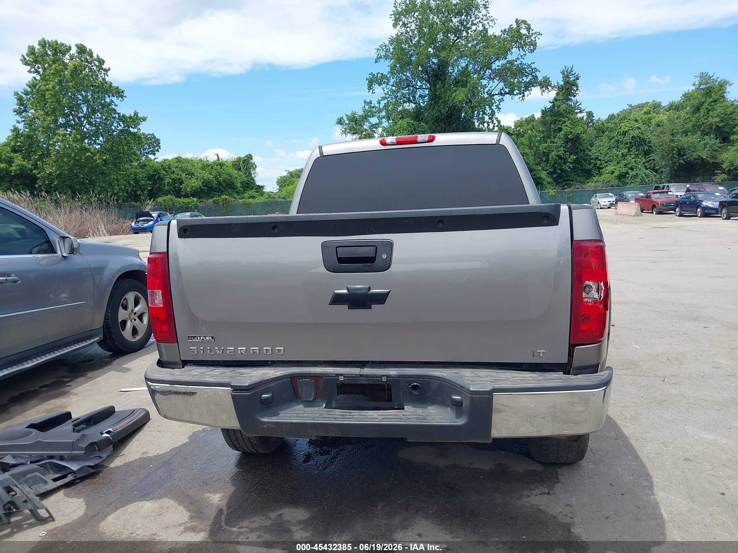 2009 Chevrolet Silverado 1500 Lt Gray vin: 3GCEK23339G241464