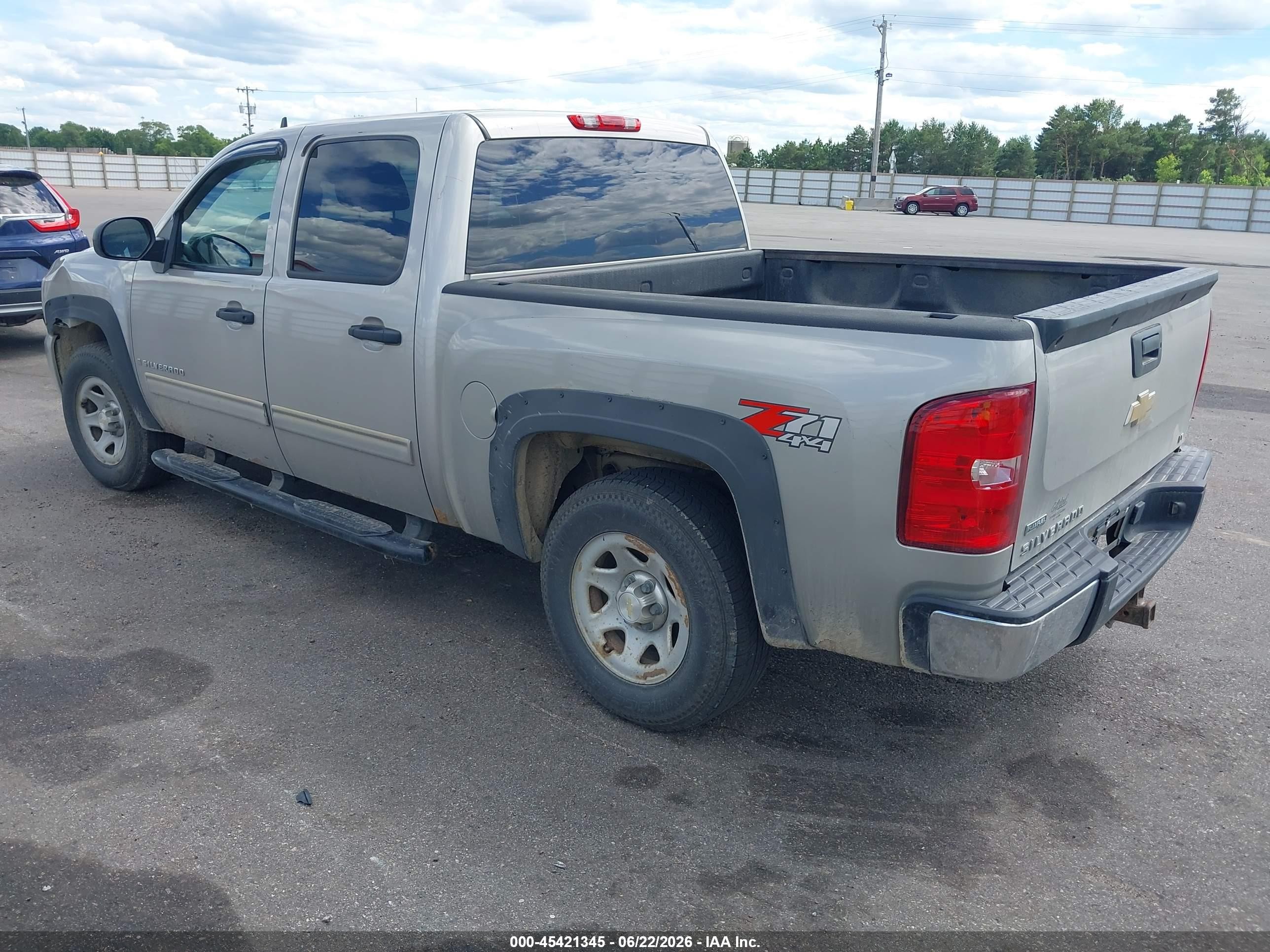 2009 Chevrolet Silverado 1500 Lt Silver vin: 3GCEK23339G264646