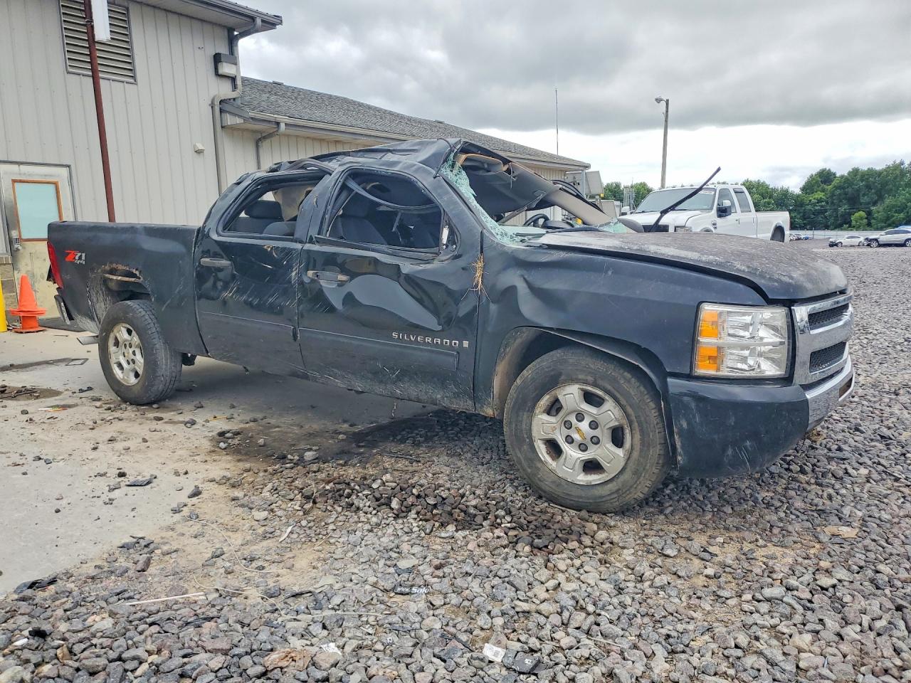 2009 Chevrolet Silverado K1500 Lt Black vin: 3GCEK23349G100919