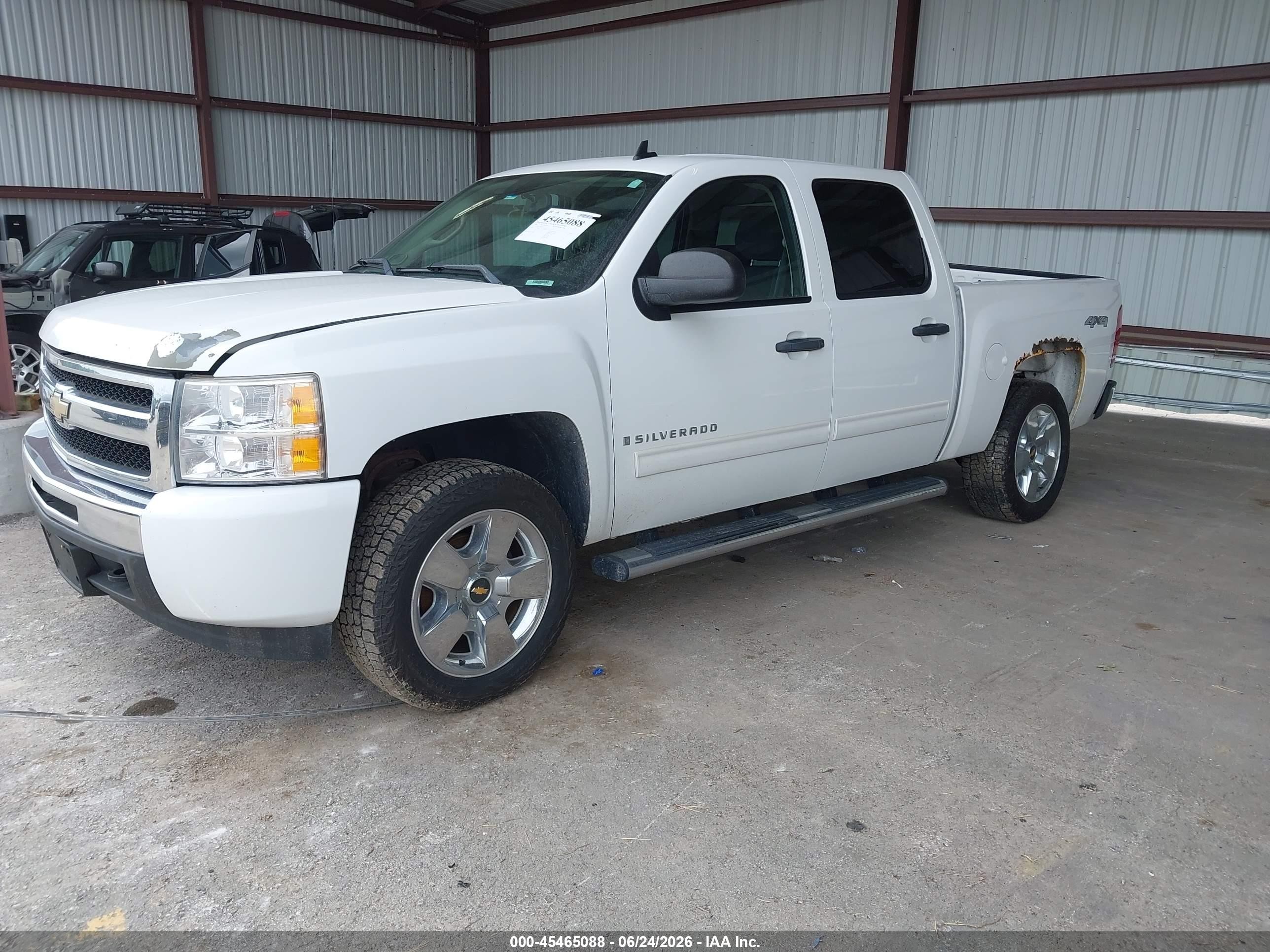 2009 Chevrolet Silverado 1500 Lt White vin: 3GCEK23349G165317