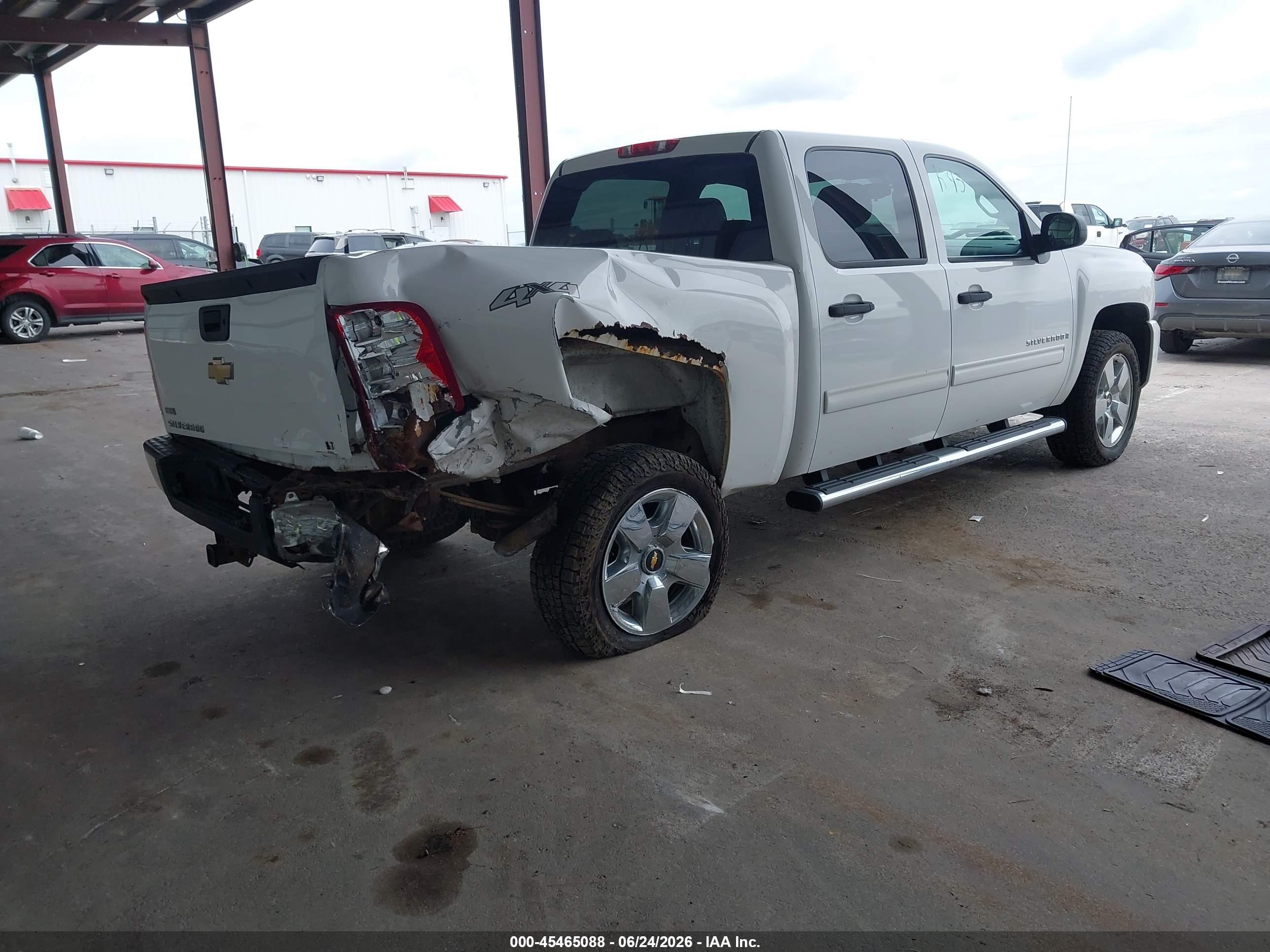 2009 Chevrolet Silverado 1500 Lt White vin: 3GCEK23349G165317