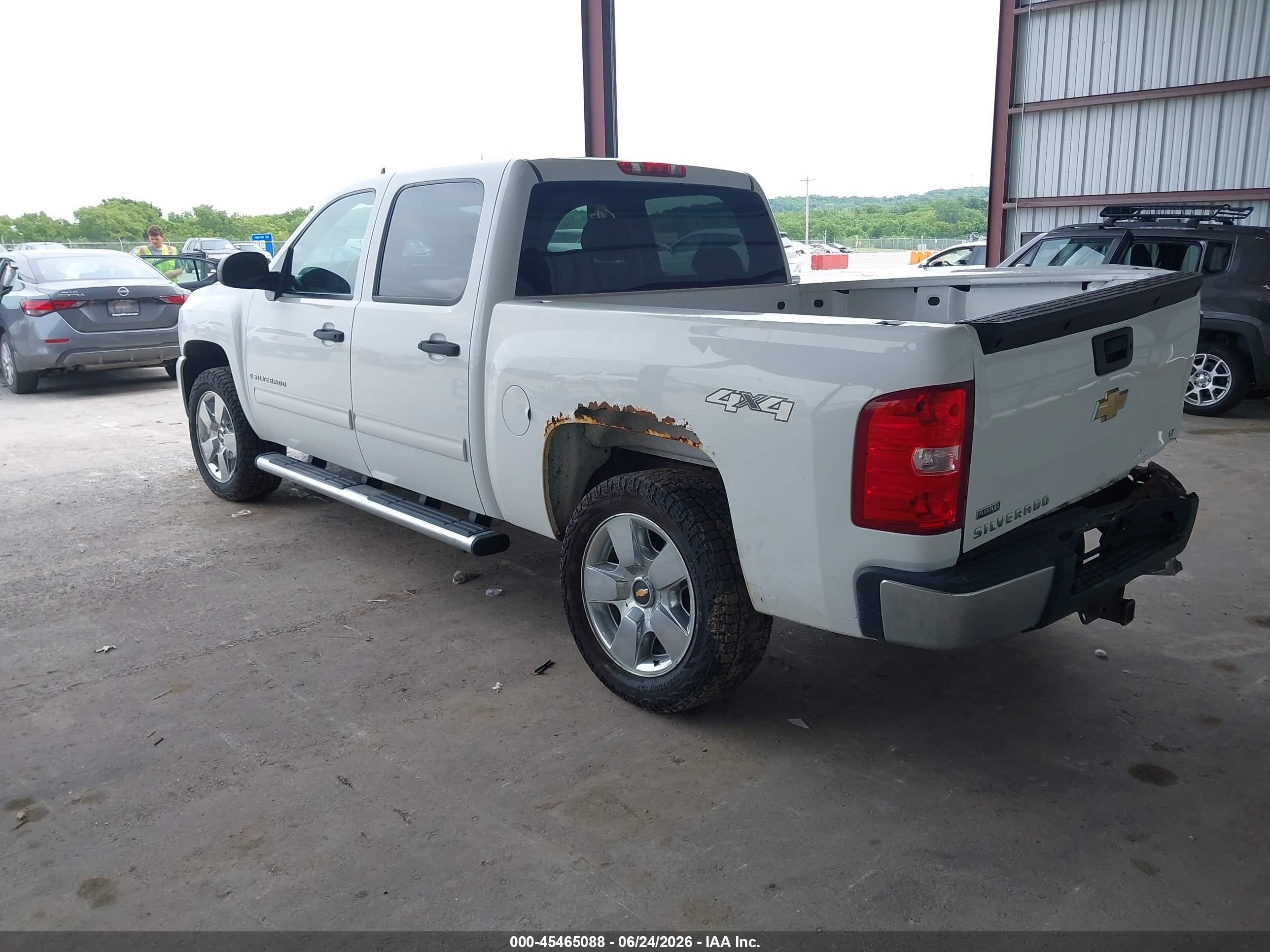 2009 Chevrolet Silverado 1500 Lt White vin: 3GCEK23349G165317