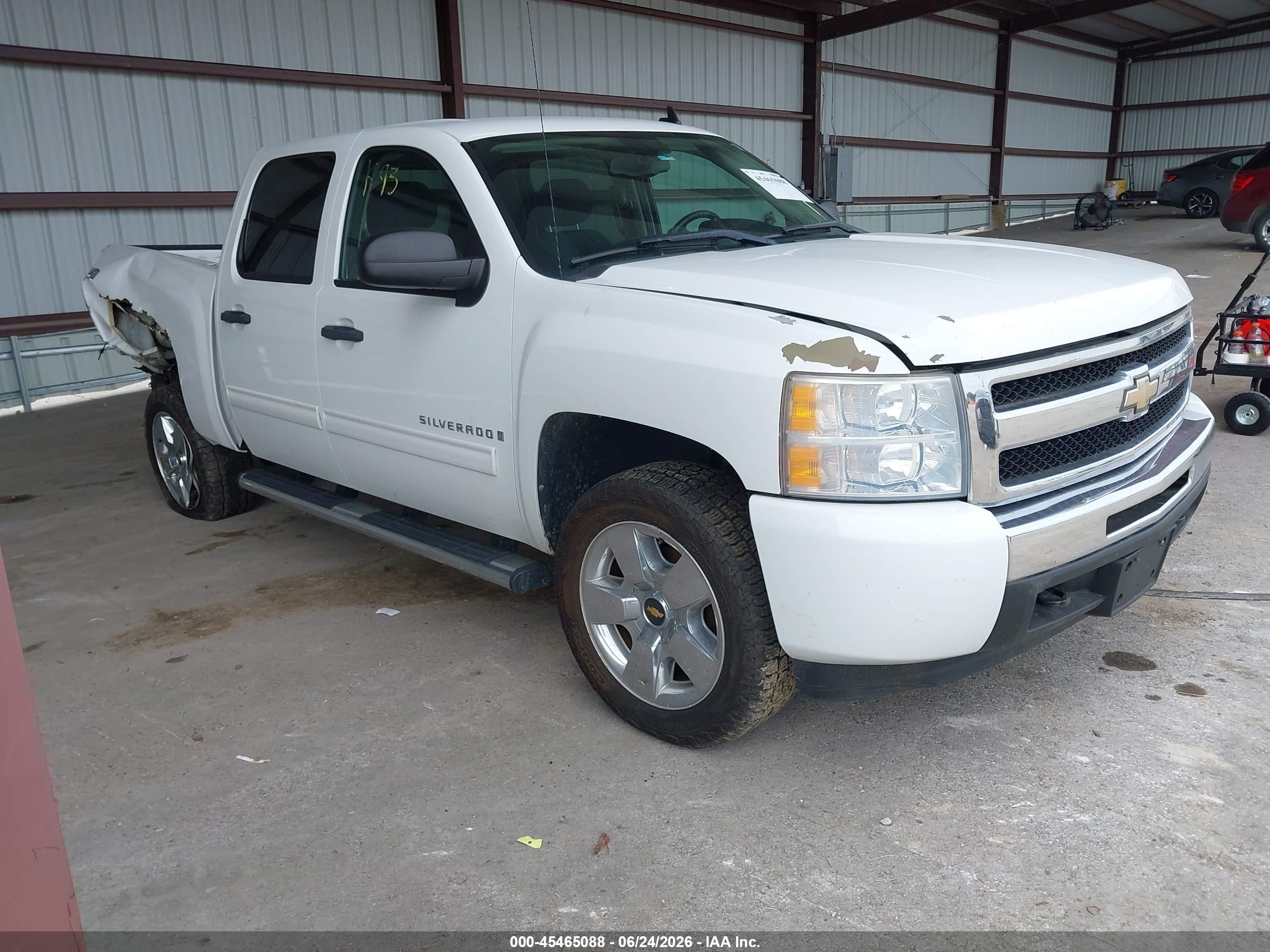 2009 Chevrolet Silverado 1500 Lt White vin: 3GCEK23349G165317