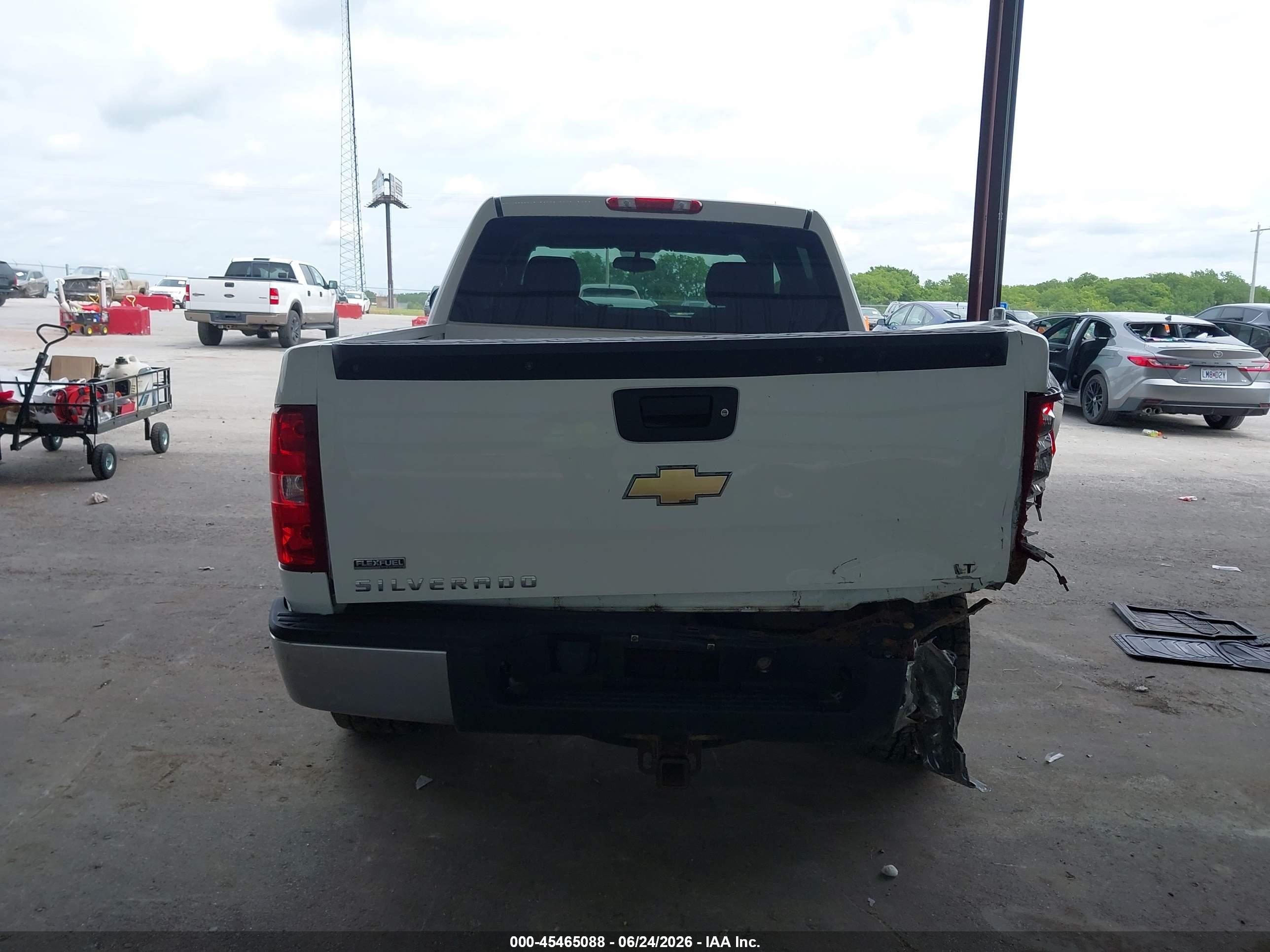 2009 Chevrolet Silverado 1500 Lt White vin: 3GCEK23349G165317