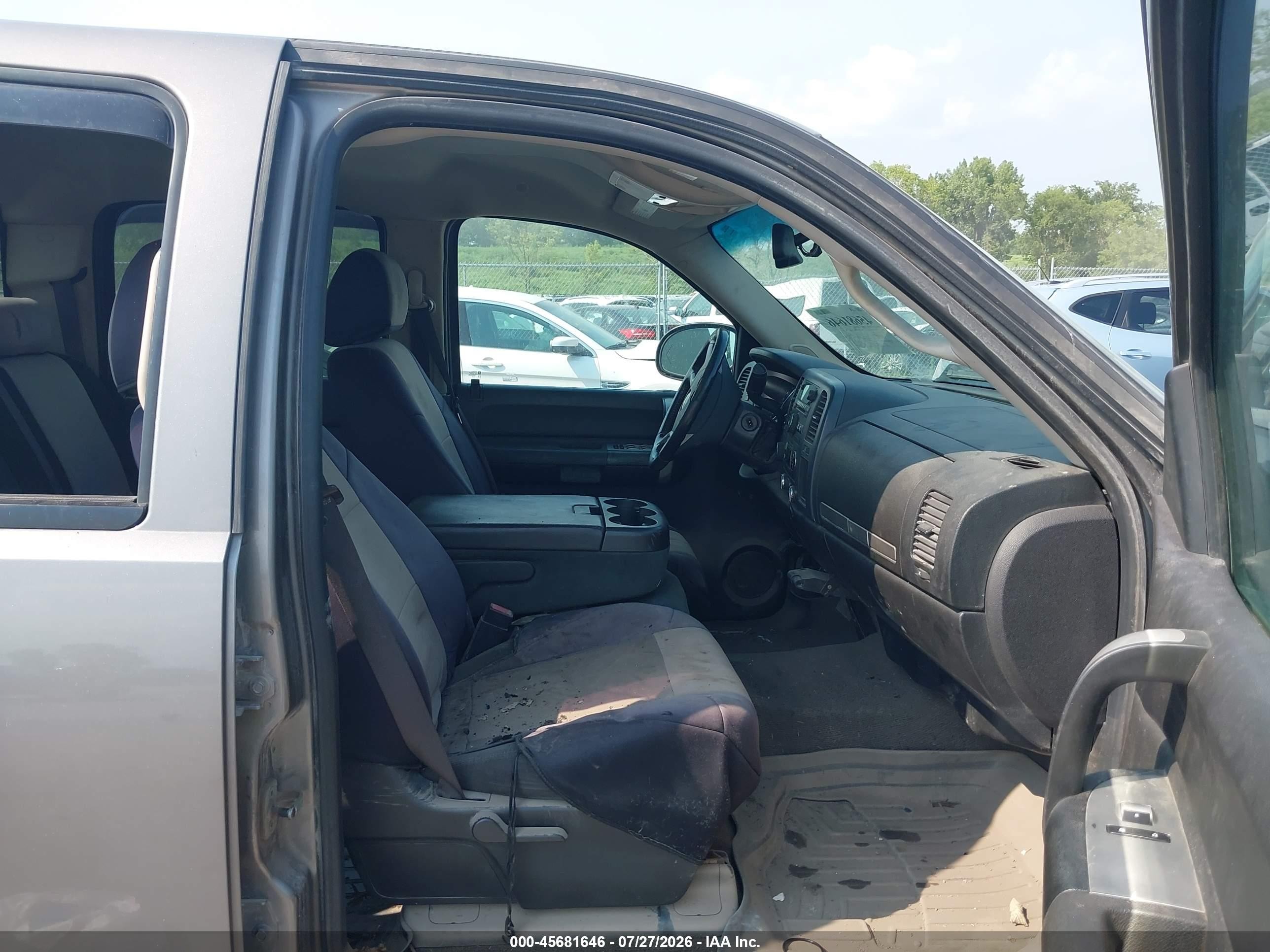 2009 Chevrolet Silverado 1500 Lt Gray vin: 3GCEK23359G115509