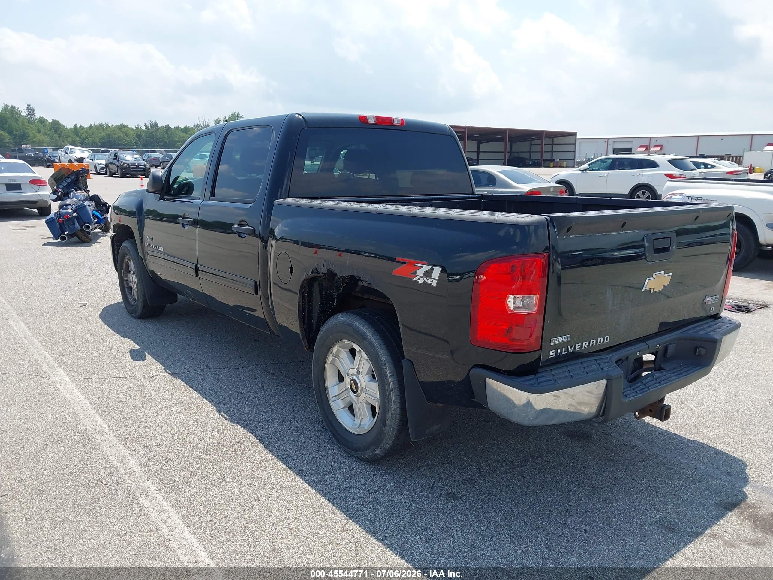 2009 Chevrolet Silverado 1500 Lt Black vin: 3GCEK23359G206778