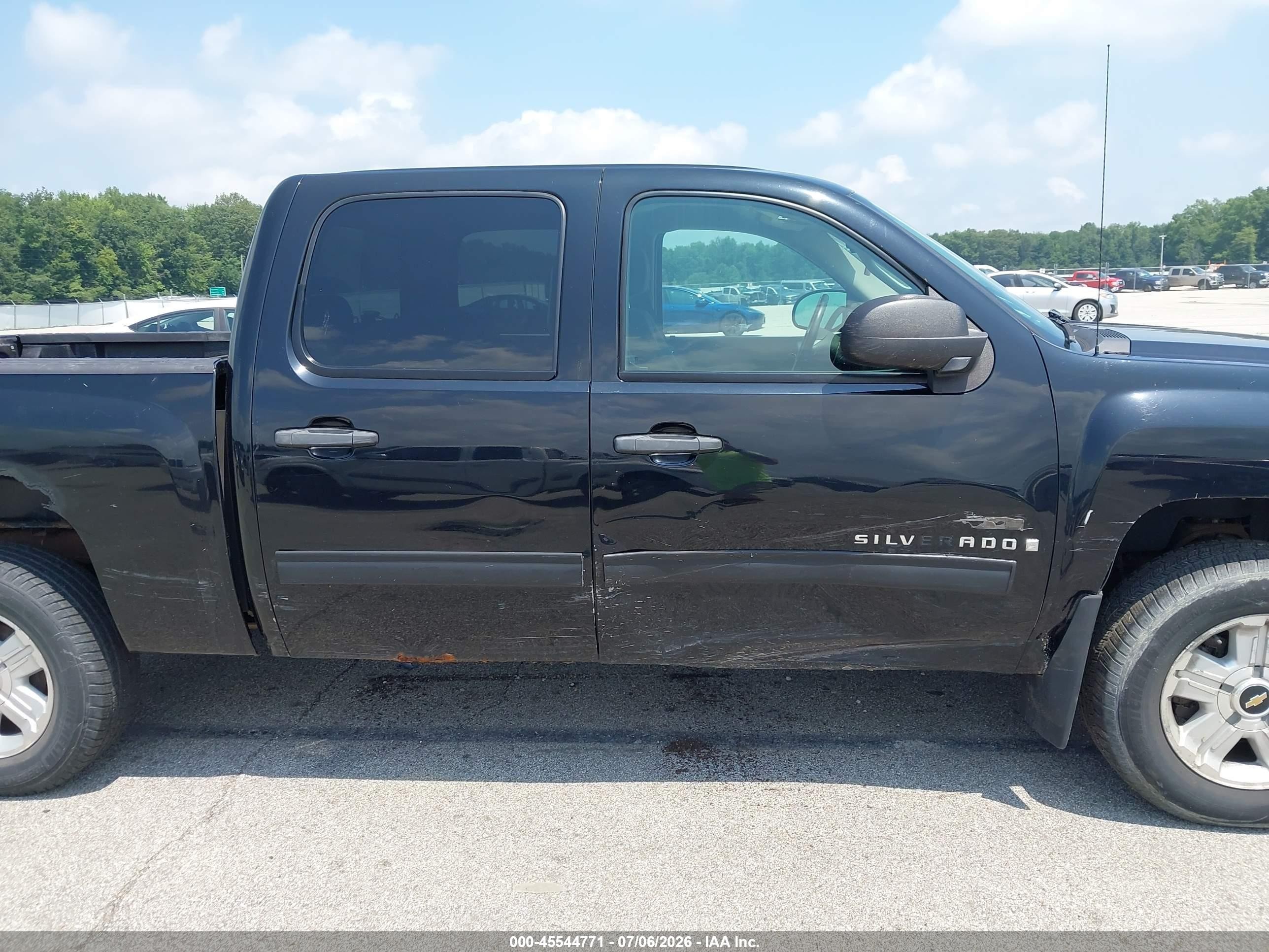 2009 Chevrolet Silverado 1500 Lt Black vin: 3GCEK23359G206778