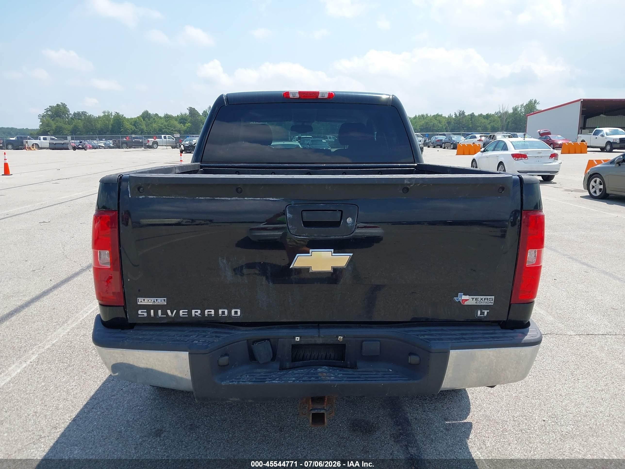2009 Chevrolet Silverado 1500 Lt Black vin: 3GCEK23359G206778