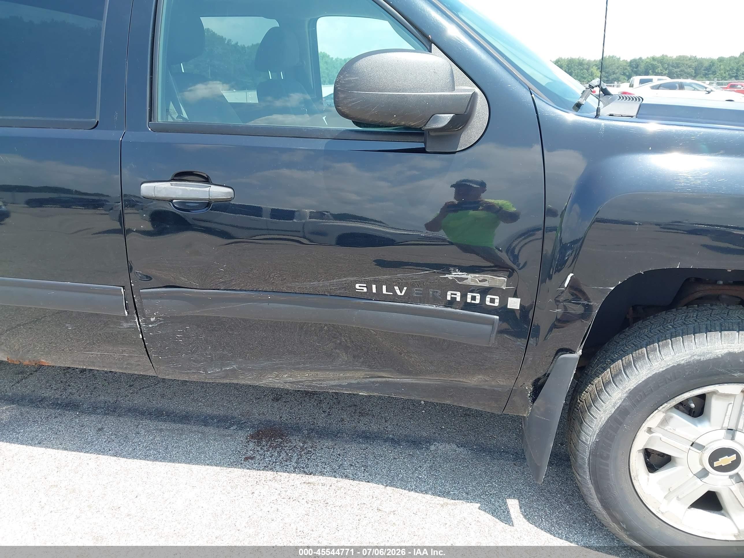 2009 Chevrolet Silverado 1500 Lt Black vin: 3GCEK23359G206778
