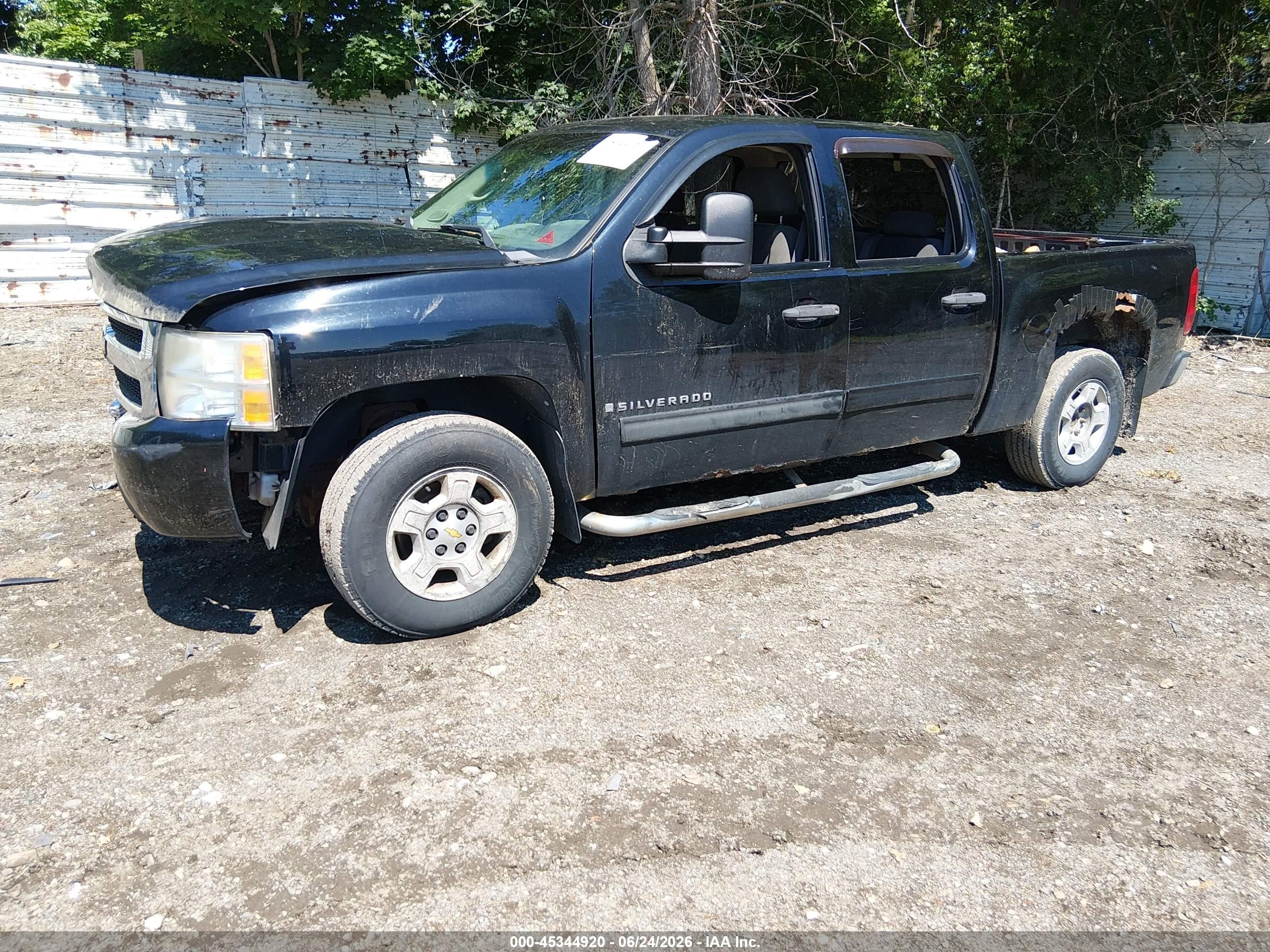 2009 Chevrolet Silverado 1500 Lt Black vin: 3GCEK23369G262860