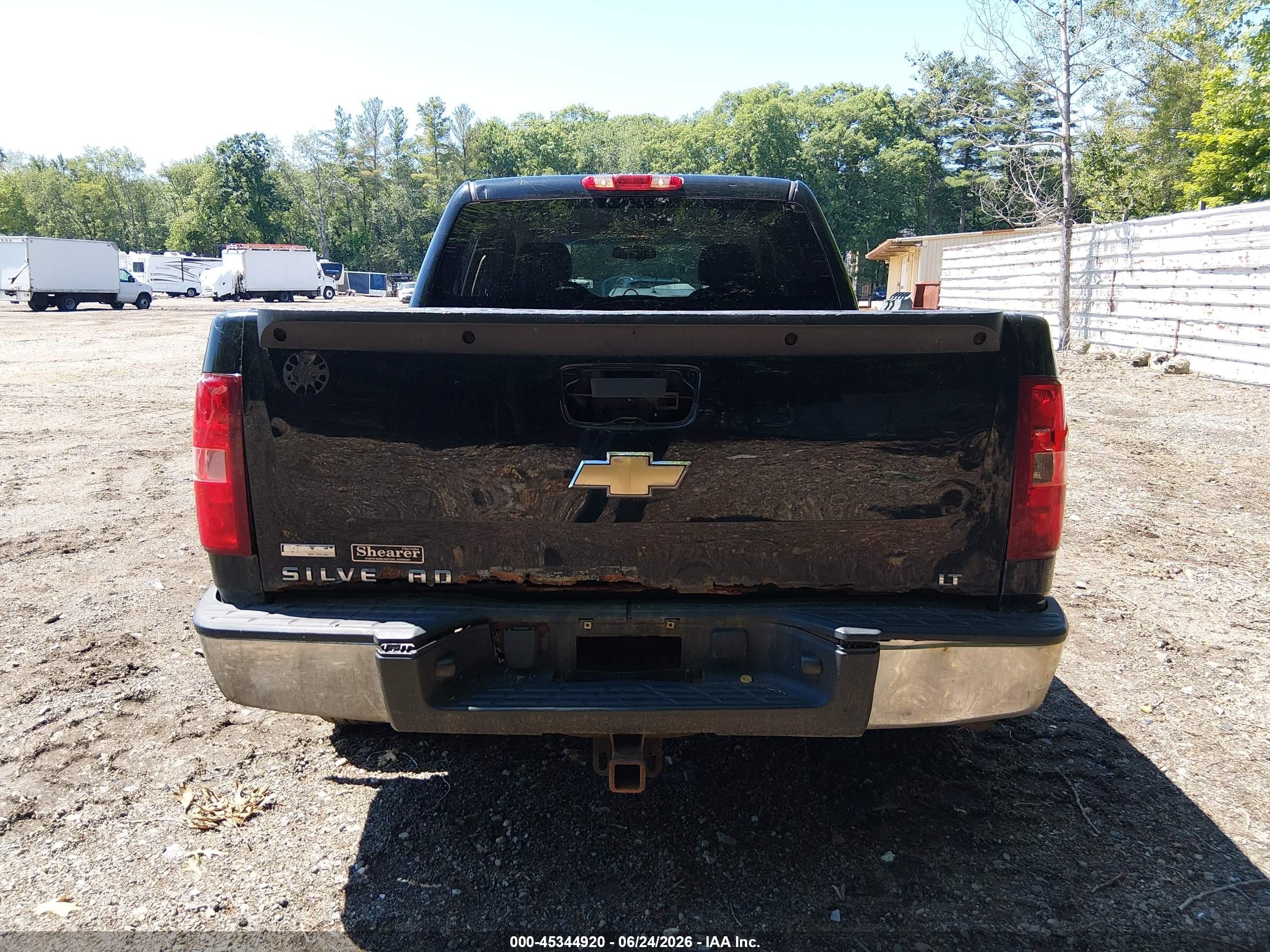 2009 Chevrolet Silverado 1500 Lt Black vin: 3GCEK23369G262860
