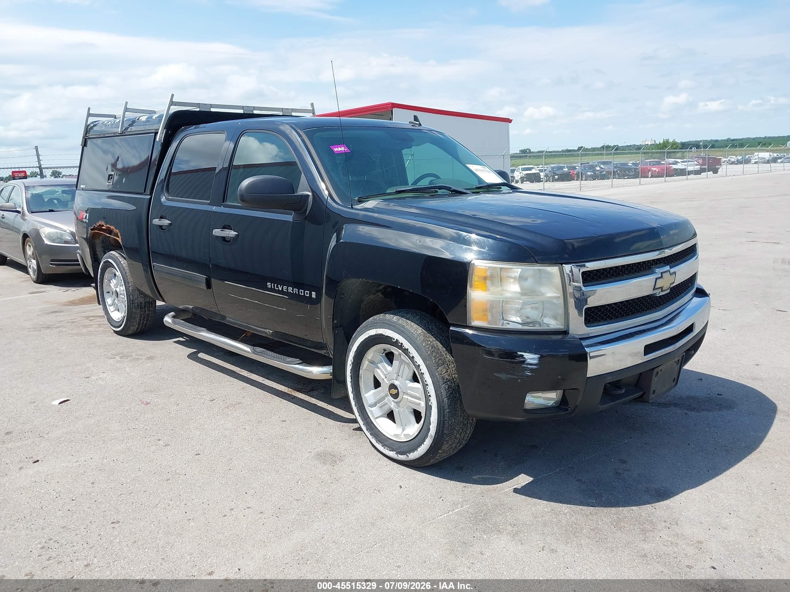 2009 Chevrolet Silverado 1500 Lt Black vin: 3GCEK23399G130935