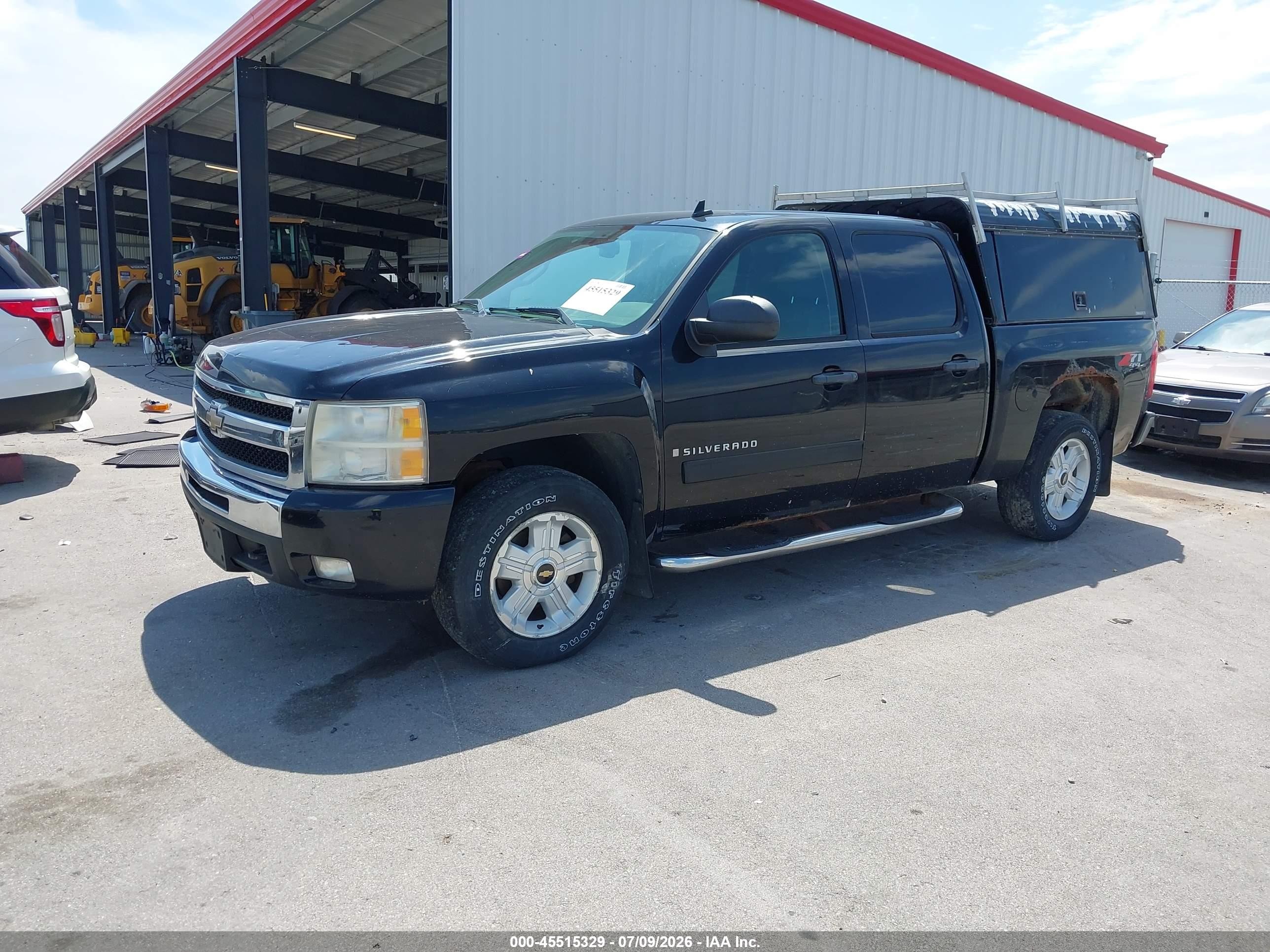 2009 Chevrolet Silverado 1500 Lt Black vin: 3GCEK23399G130935