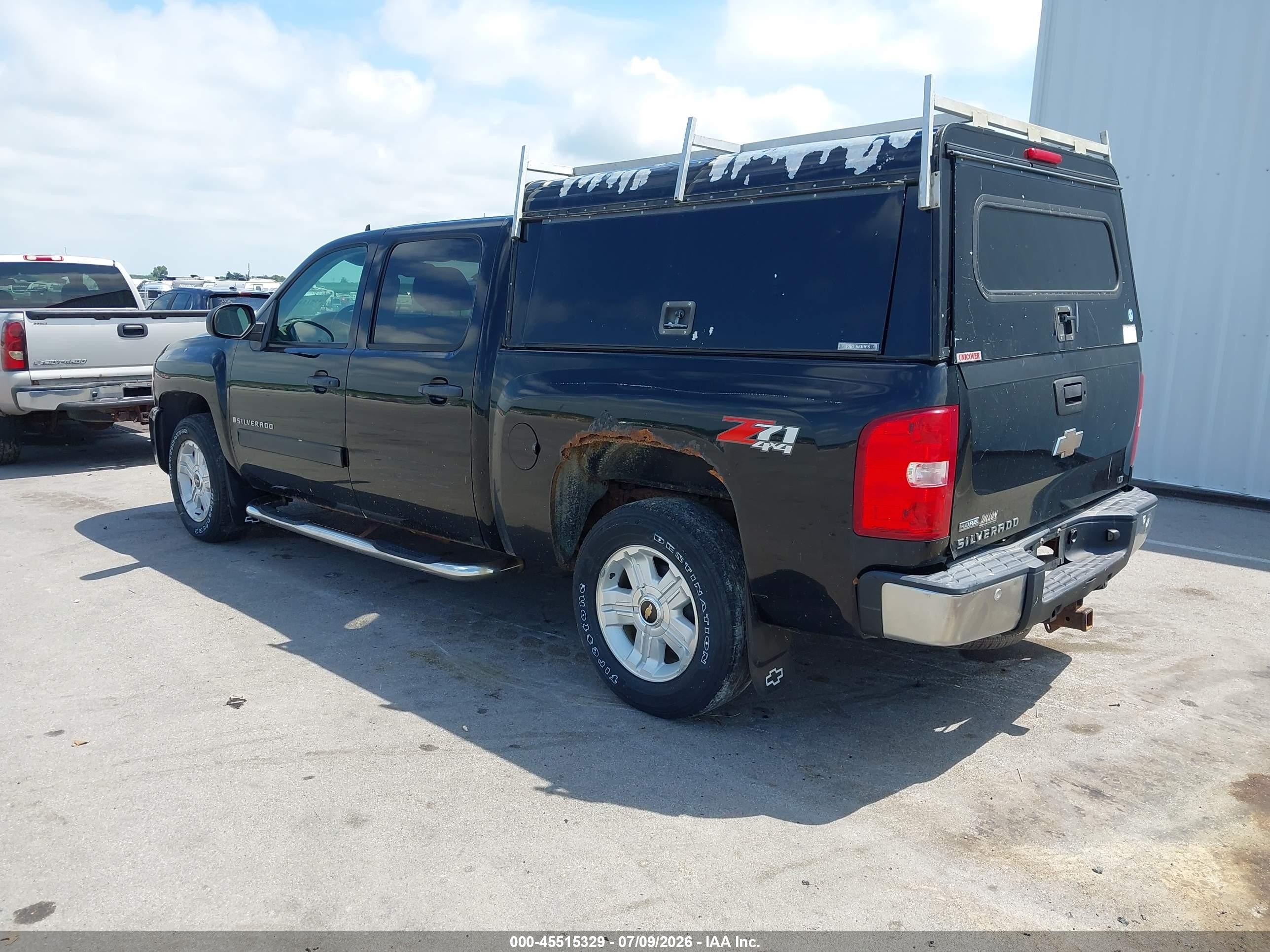 2009 Chevrolet Silverado 1500 Lt Black vin: 3GCEK23399G130935
