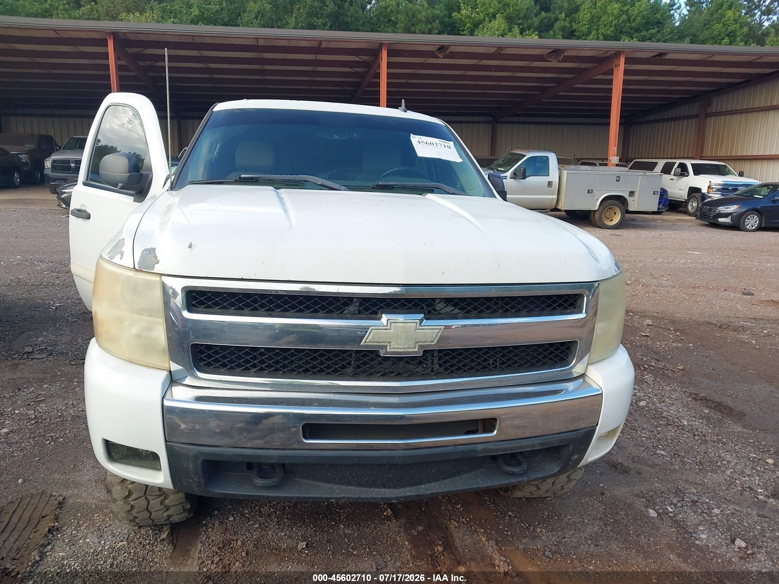 2009 Chevrolet Silverado 1500 Lt White vin: 3GCEK23399G160498