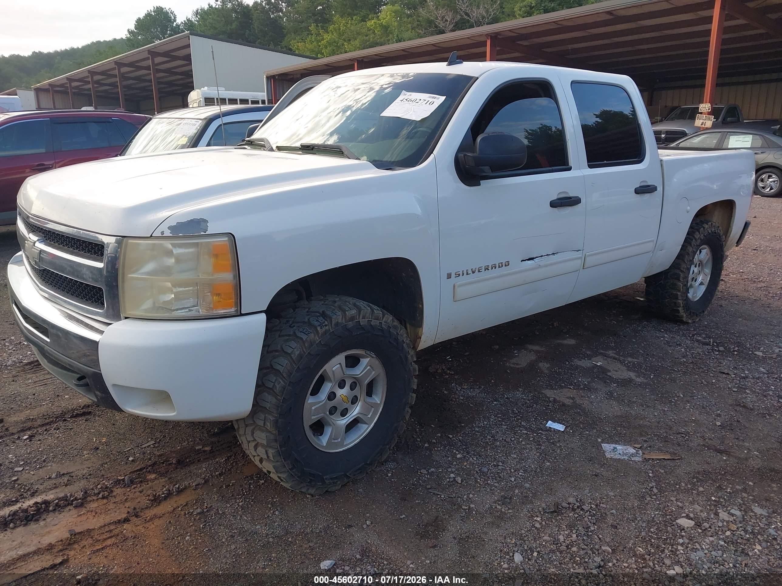 2009 Chevrolet Silverado 1500 Lt White vin: 3GCEK23399G160498
