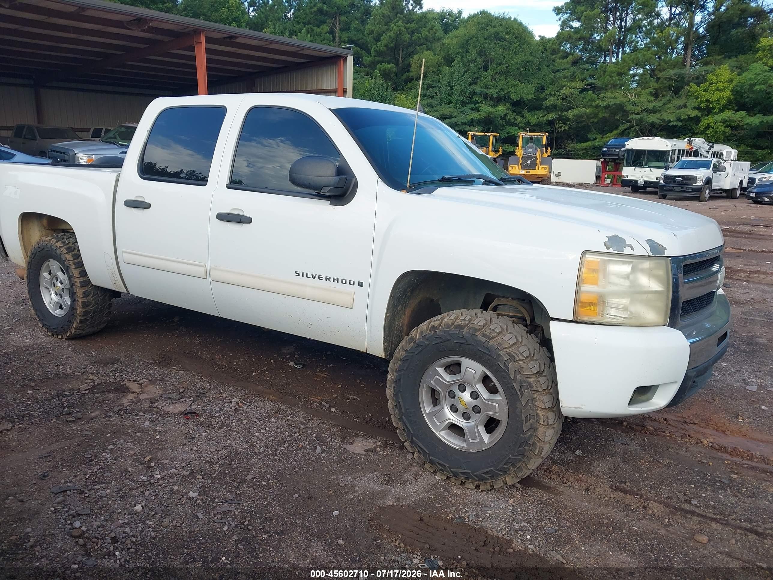 2009 Chevrolet Silverado 1500 Lt White vin: 3GCEK23399G160498