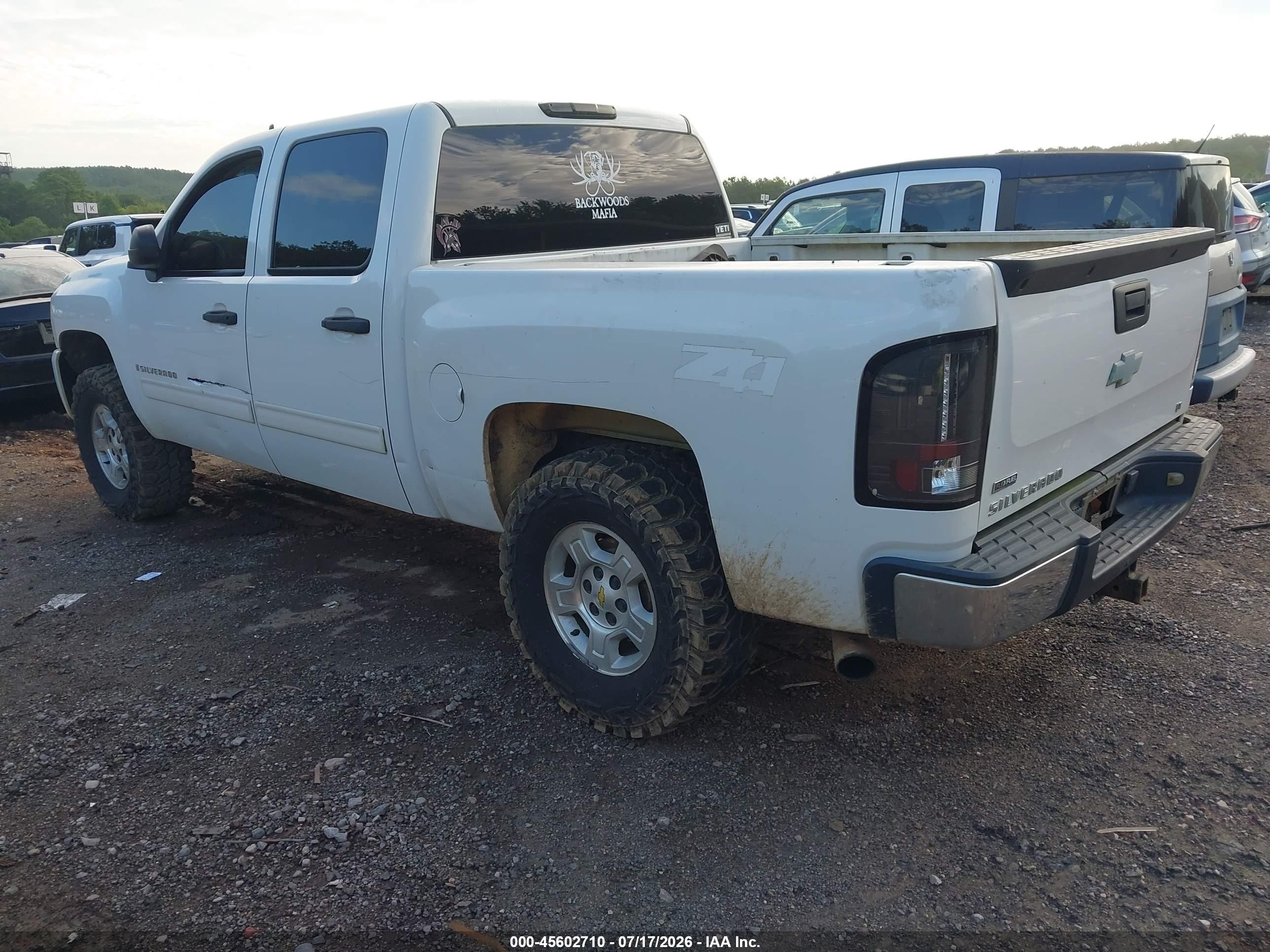 2009 Chevrolet Silverado 1500 Lt White vin: 3GCEK23399G160498
