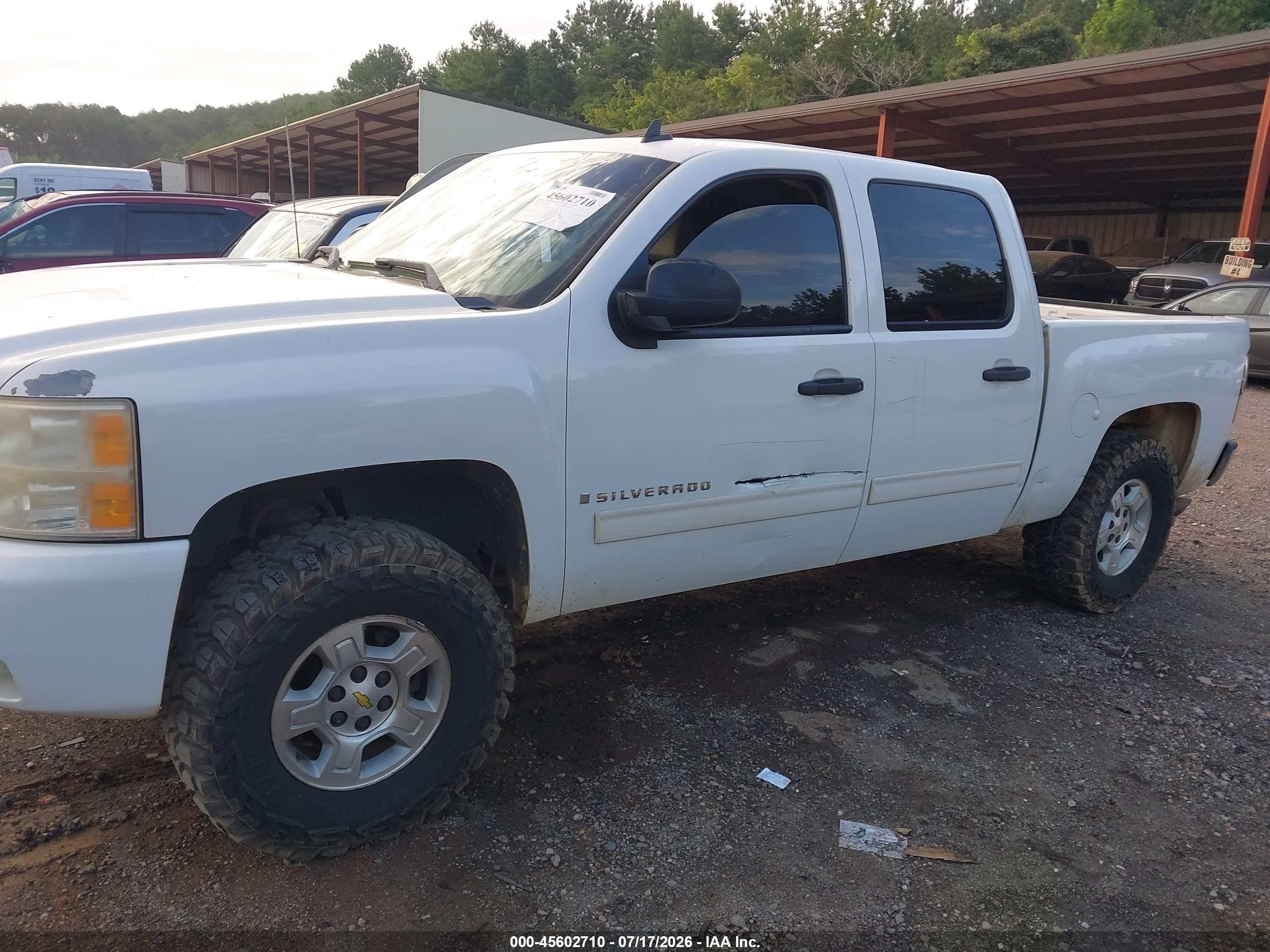 2009 Chevrolet Silverado 1500 Lt White vin: 3GCEK23399G160498