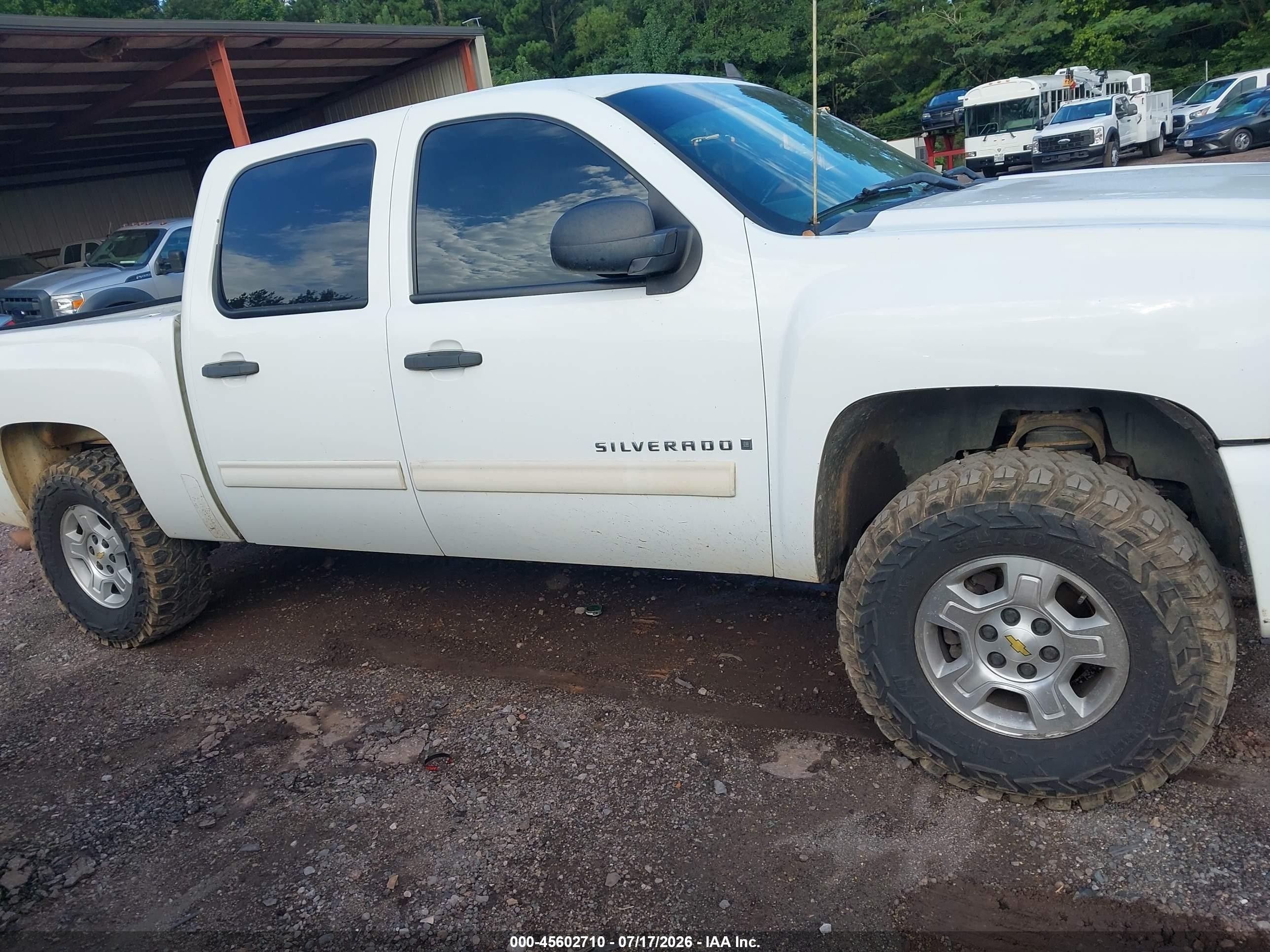 2009 Chevrolet Silverado 1500 Lt White vin: 3GCEK23399G160498