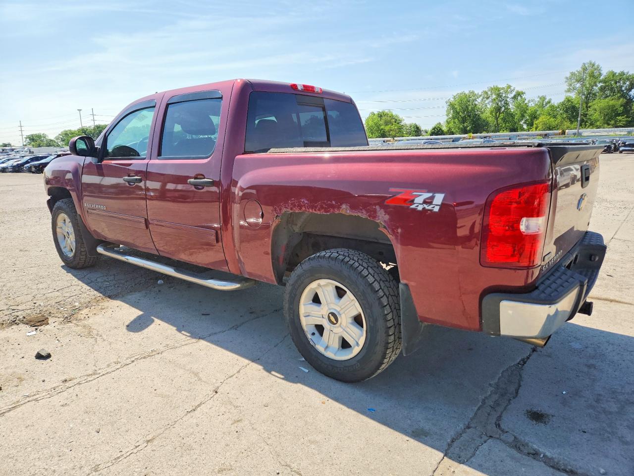 2009 Chevrolet Silverado K1500 Lt Burgundy vin: 3GCEK23399G225091