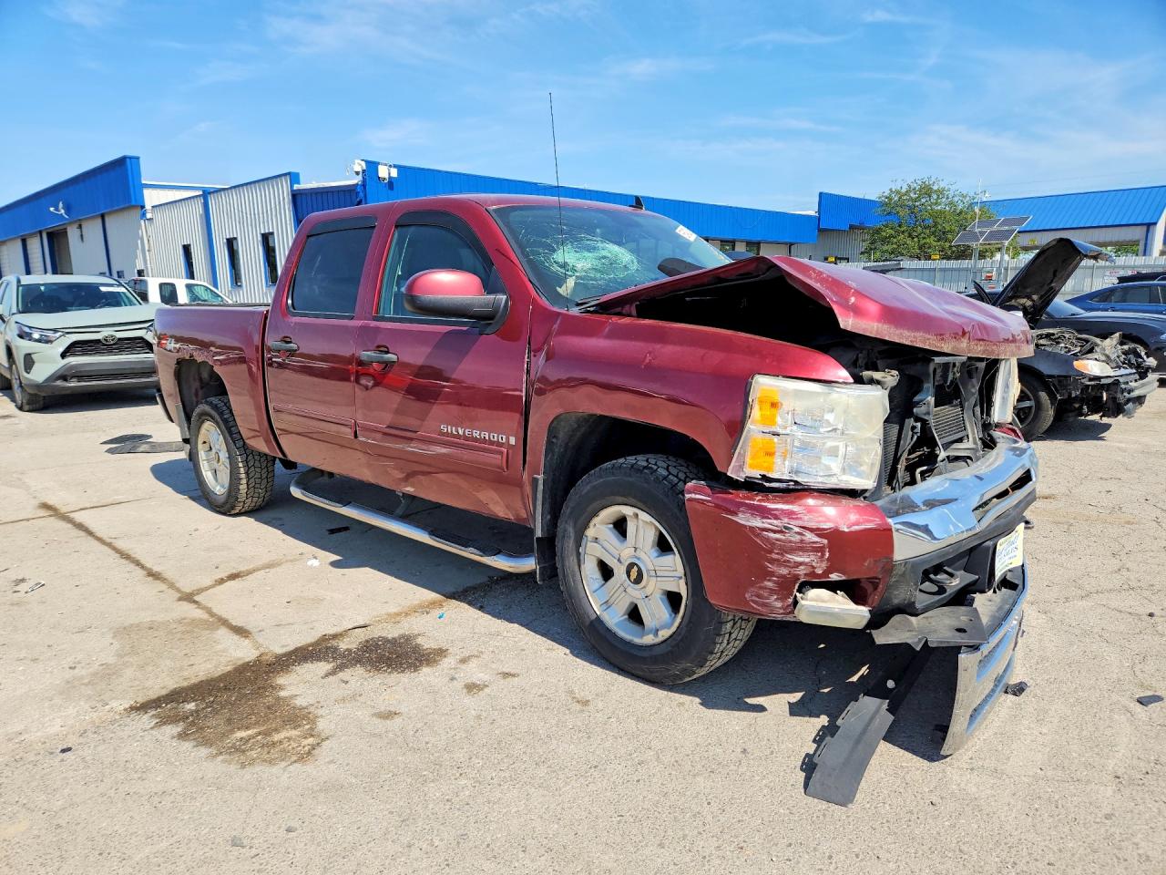 2009 Chevrolet Silverado K1500 Lt Burgundy vin: 3GCEK23399G225091