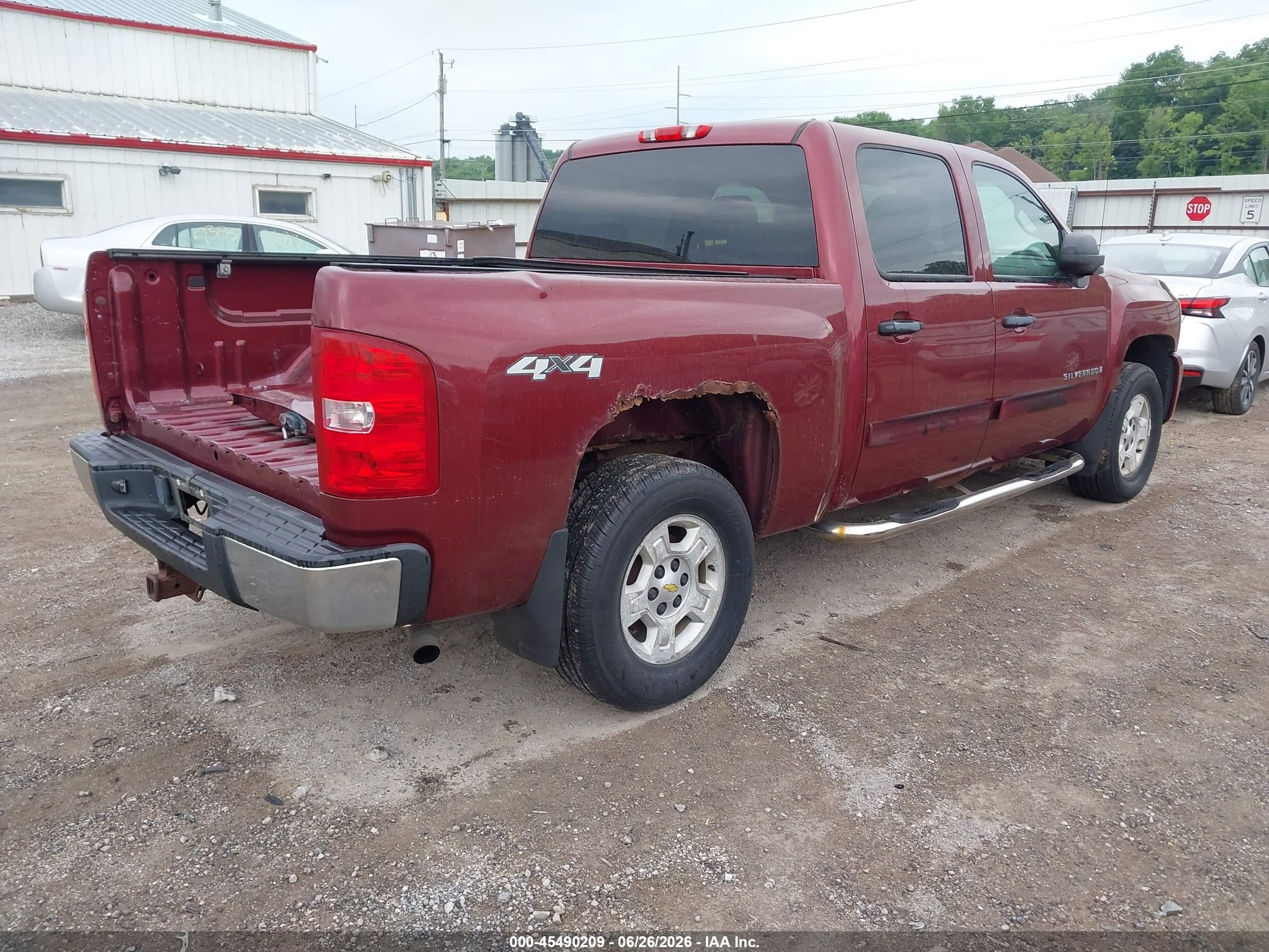 2009 Chevrolet Silverado 1500 Lt Burgundy vin: 3GCEK23399G254784