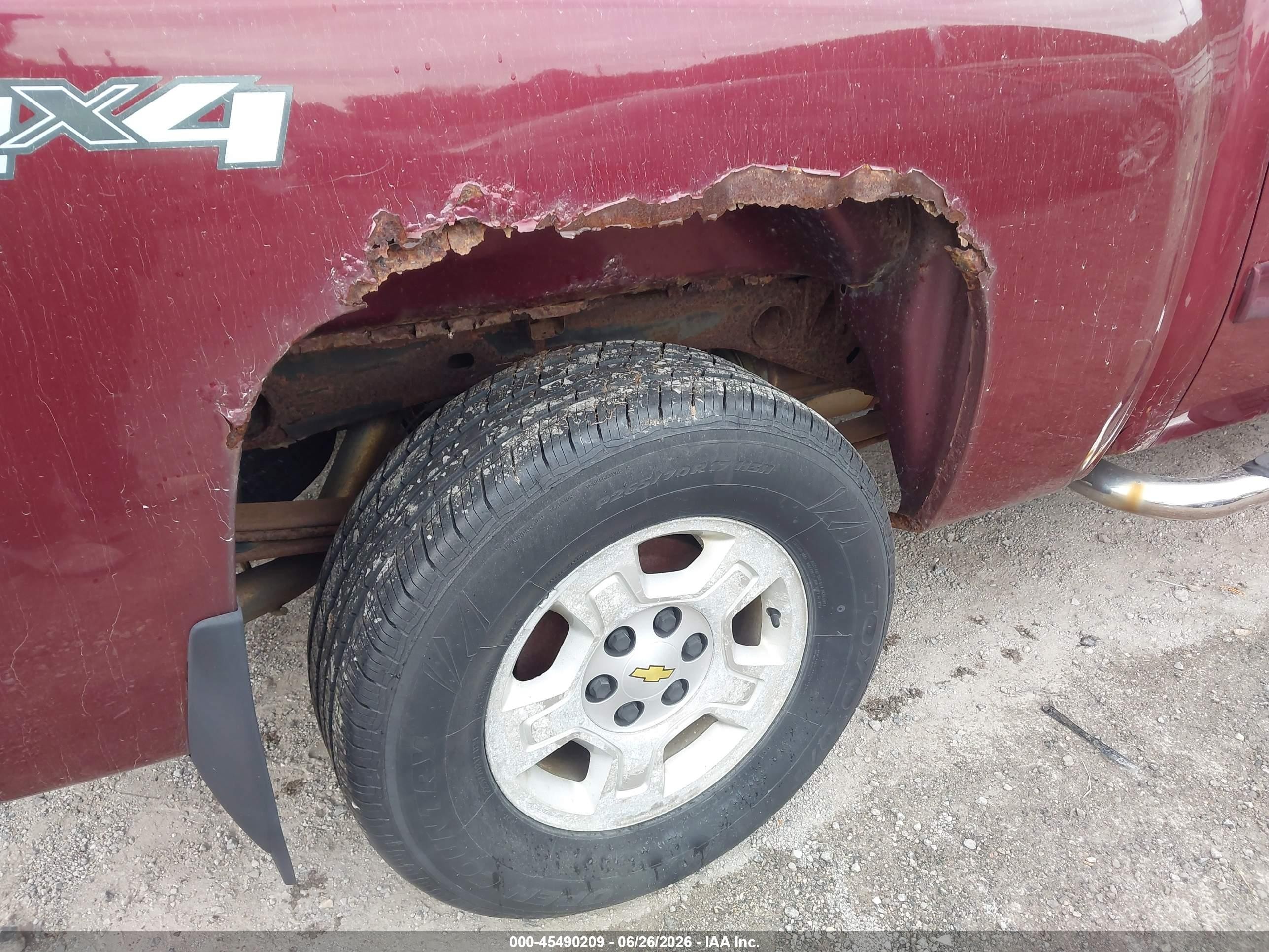 2009 Chevrolet Silverado 1500 Lt Burgundy vin: 3GCEK23399G254784