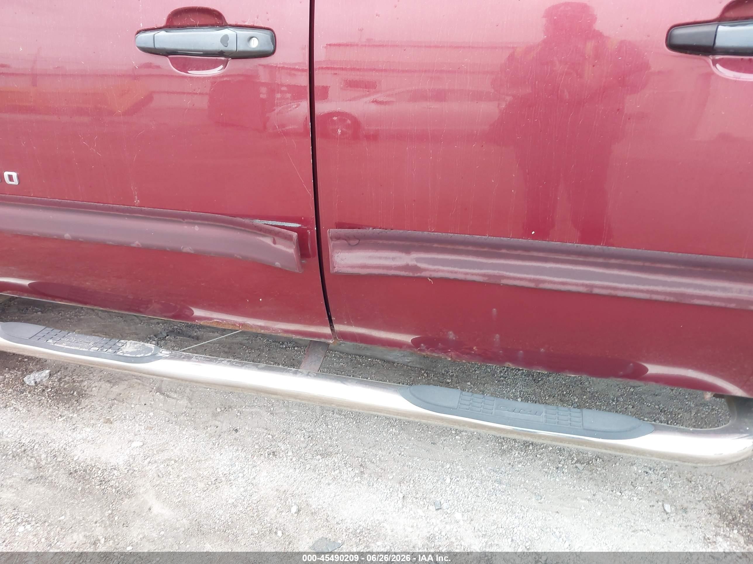 2009 Chevrolet Silverado 1500 Lt Burgundy vin: 3GCEK23399G254784