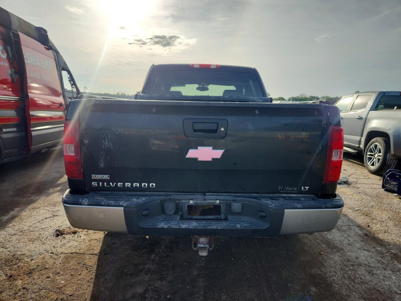 2009 Chevrolet Silverado K1500 Lt Black vin: 3GCEK23399G277868