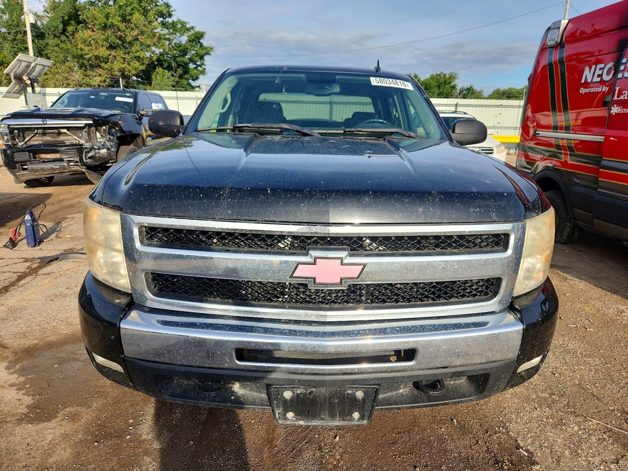 2009 Chevrolet Silverado K1500 Lt Black vin: 3GCEK23399G277868