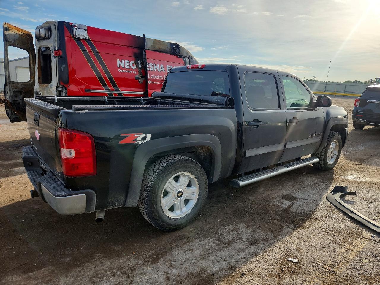 2009 Chevrolet Silverado K1500 Lt Black vin: 3GCEK23399G277868