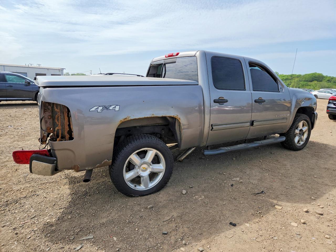 2009 Chevrolet Silverado K1500 Lt Gray vin: 3GCEK233X9G182803