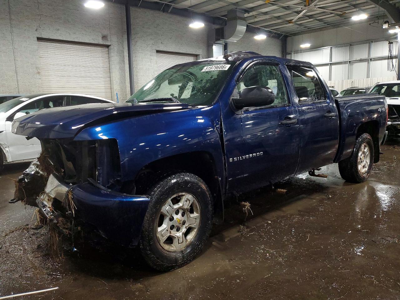2009 Chevrolet Silverado K1500 Lt Синий vin: 3GCEK233X9G211197